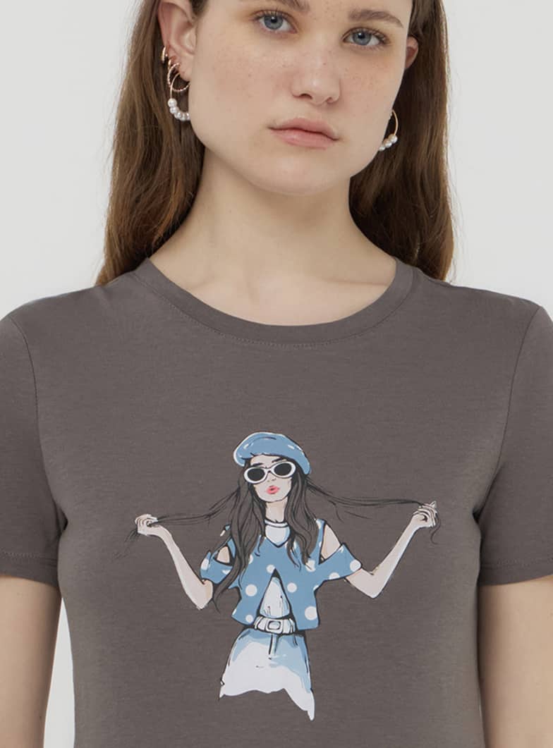 Short-sleeved T-shirt Woman Terranova