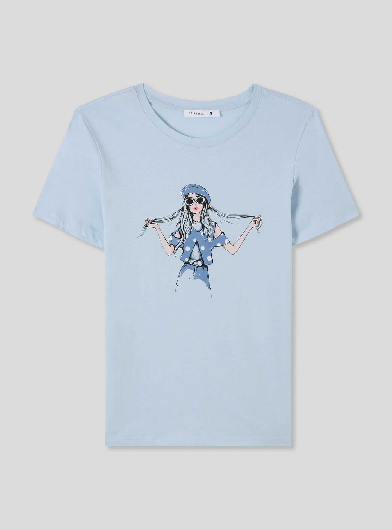 T-Shirt MC Damen Terranova