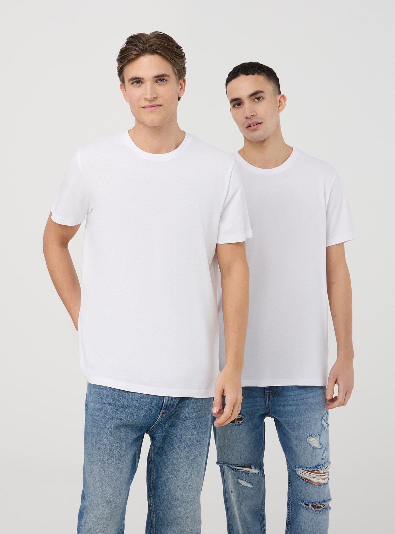 Pack 2 t-shirt tinta unita basic