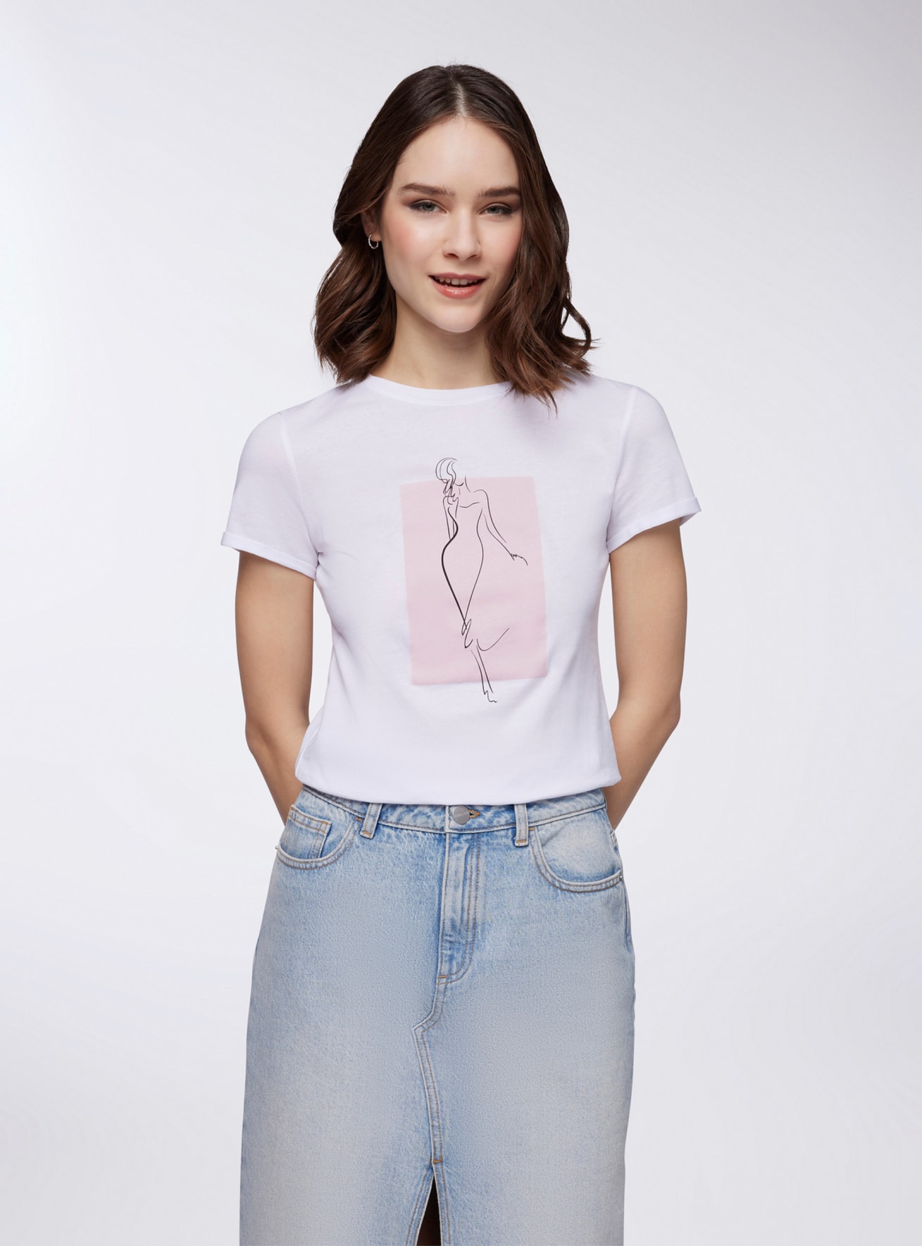 T-Shirt MC Damen Terranova