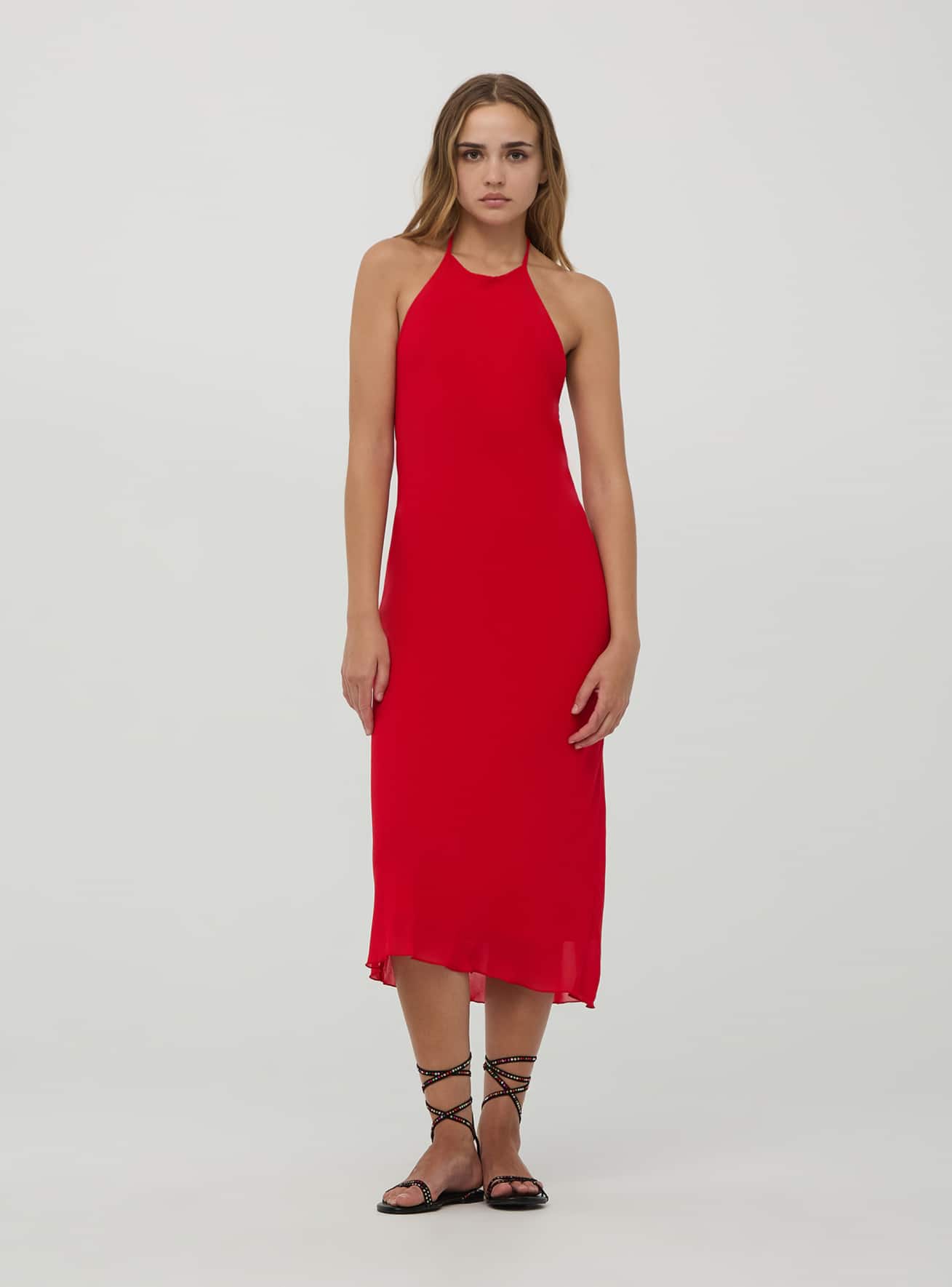 Terranova vestito rosso new arrivals