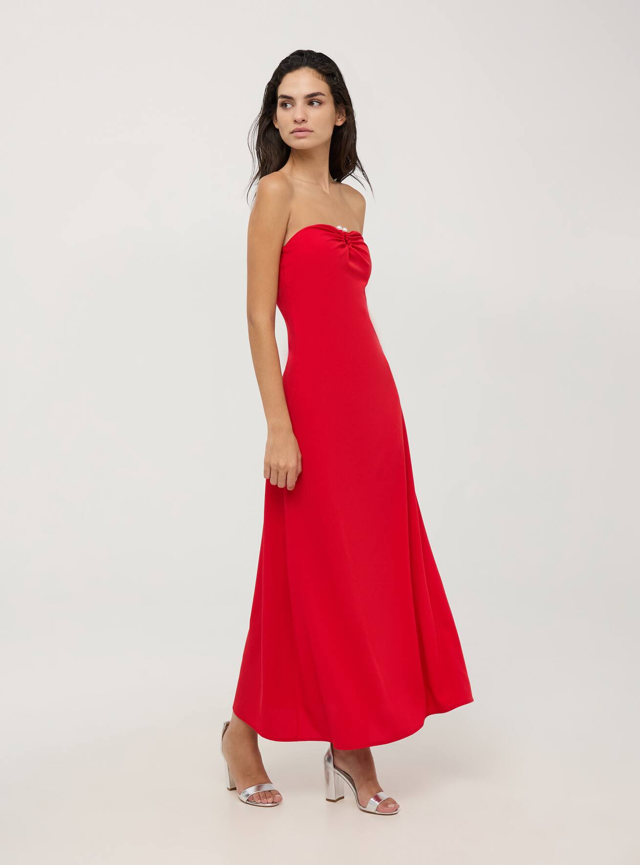 Vestito a fascia lungo store