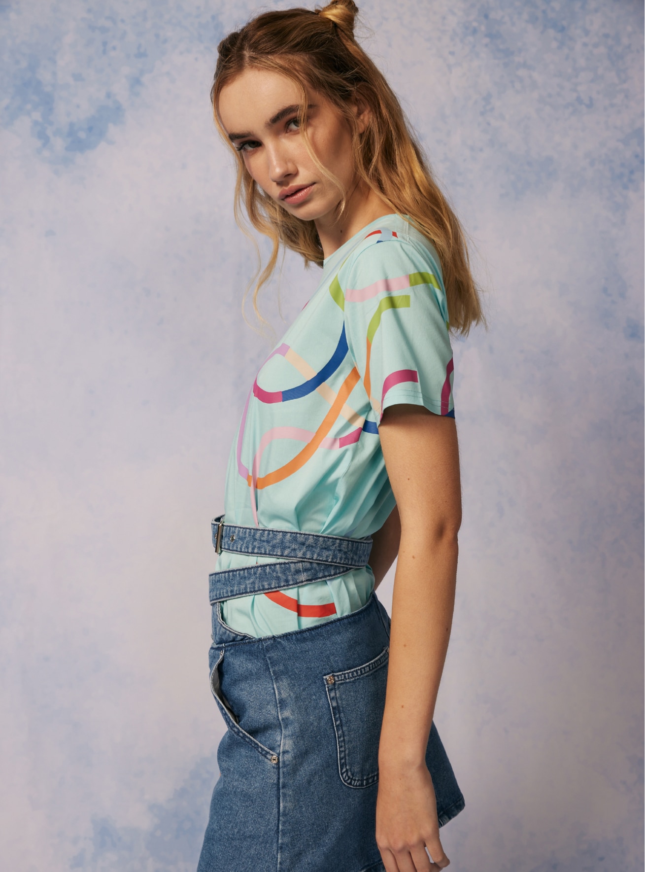 T-shirt con stampa TRNPOPLAB