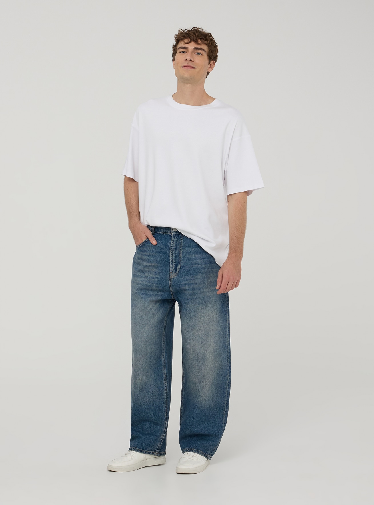 Middle blue denim Super baggy jeans - Buy Online | Terranova Middle blue denim Super baggy jeans - Buy Online | Terranova