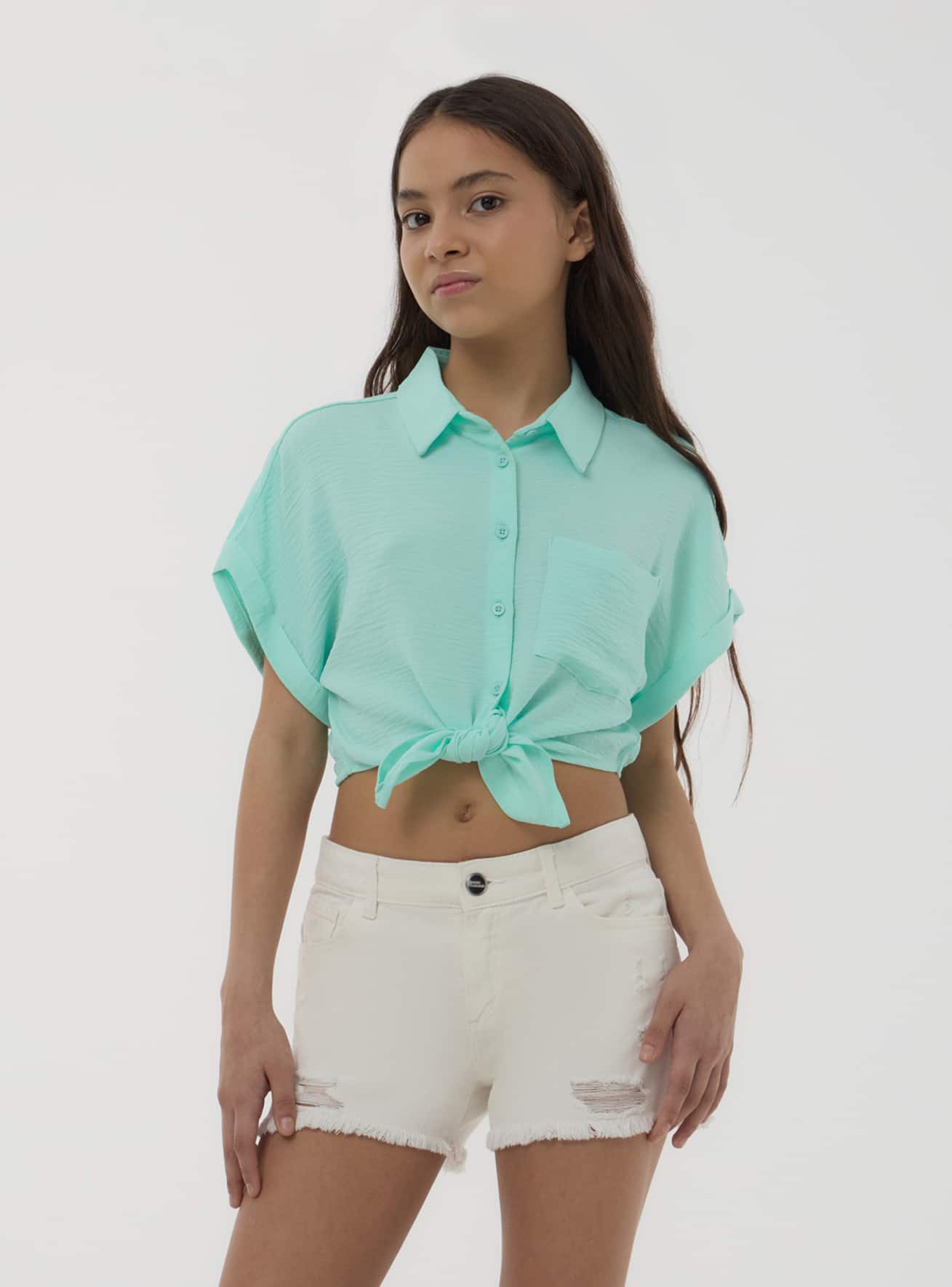 Camisa manga corta Niña Terranova