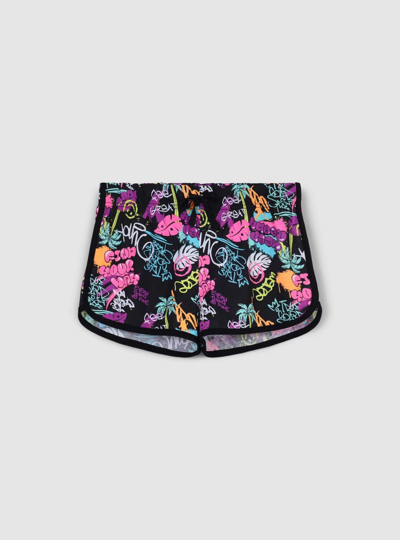 Pantaloncini stampa stile graffiti
