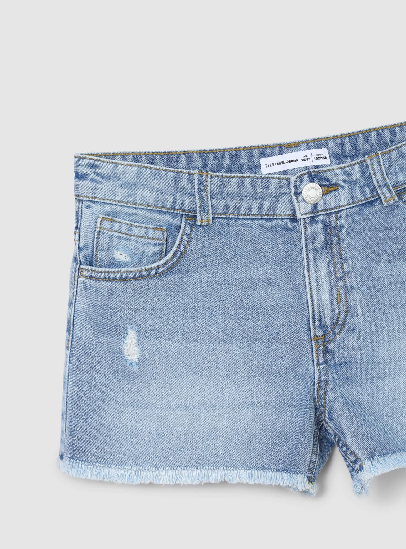 Short en Jeans Fille Terranova