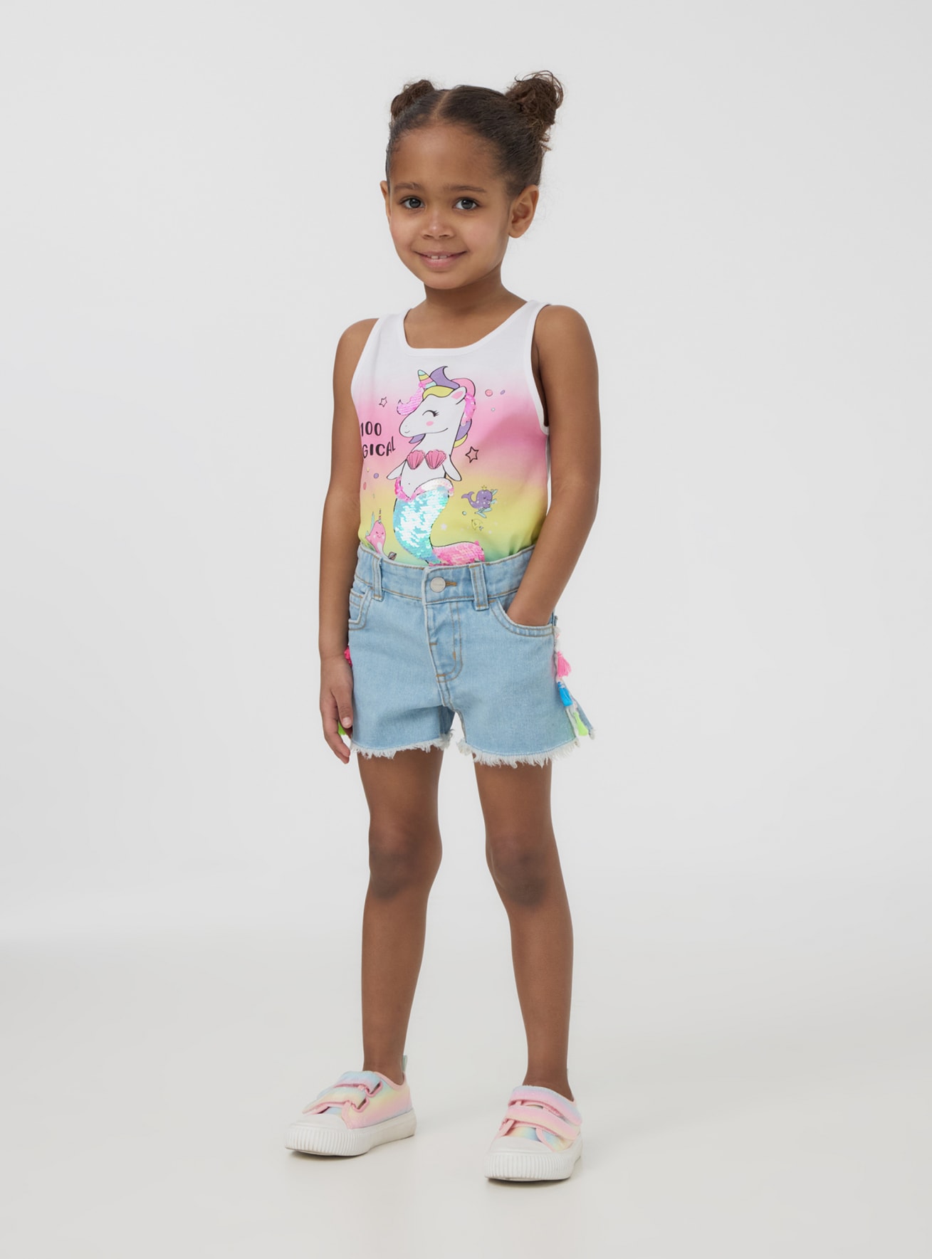 Short pants jeans Girls Terranova