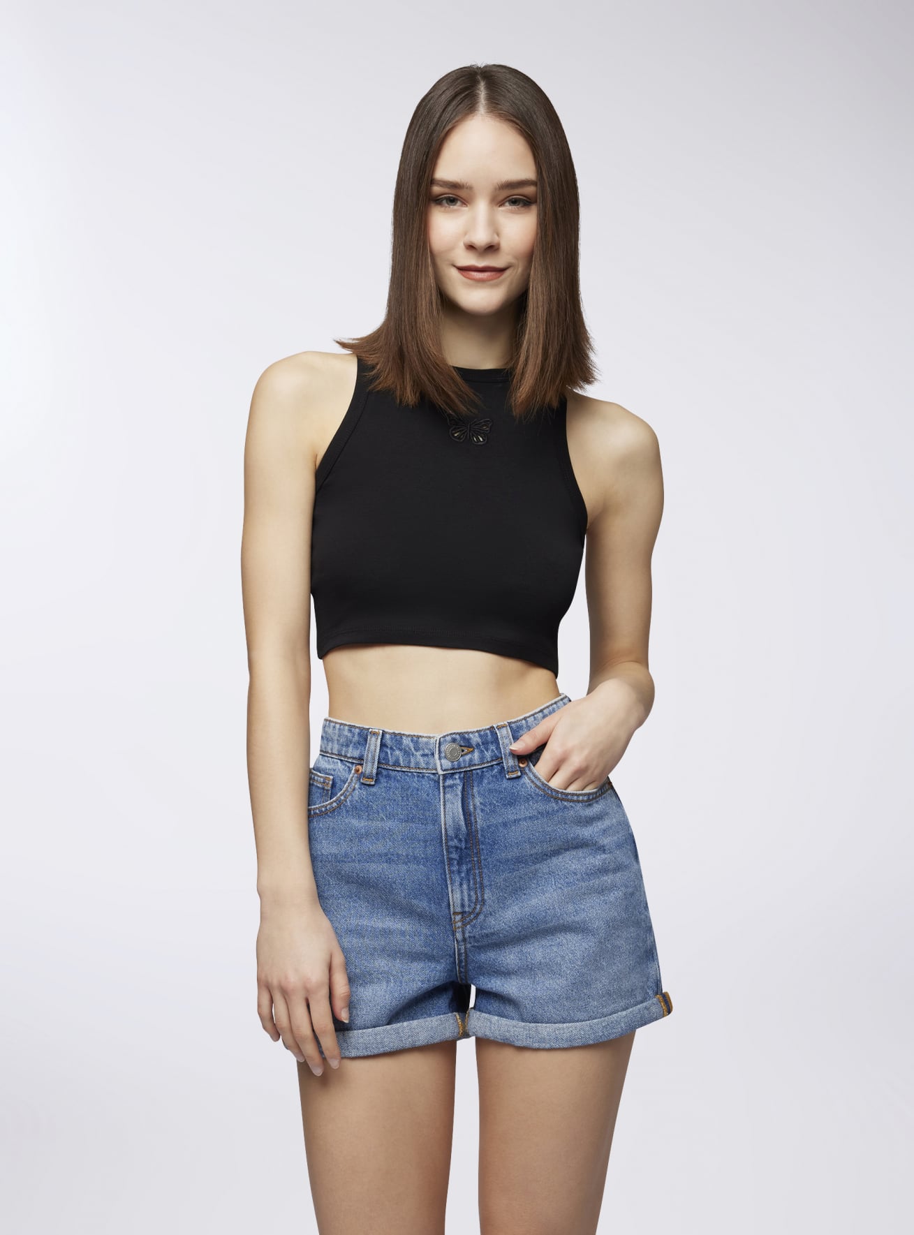 Top/Top bez rkawów Donna Terranova