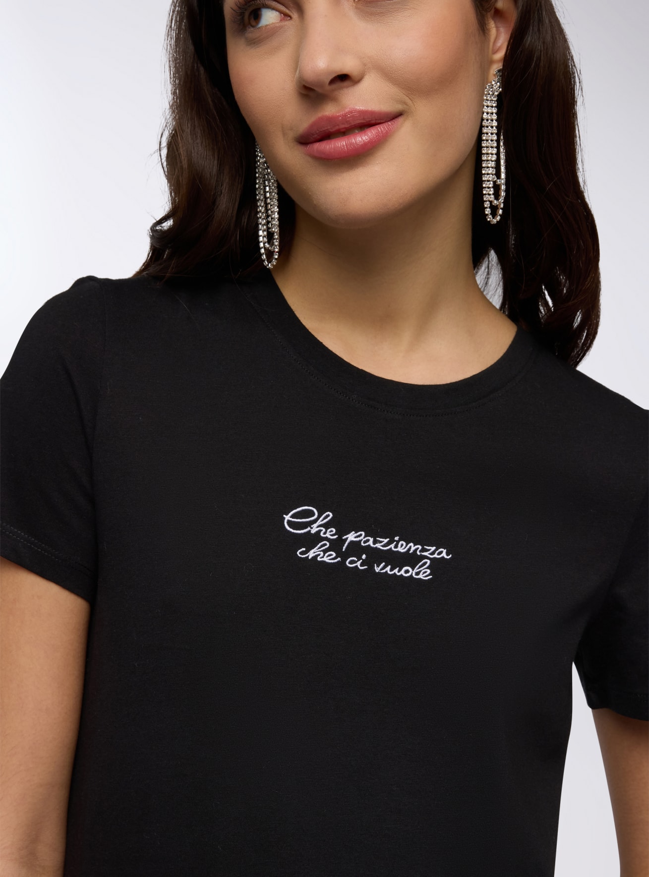 T-shirt con scritta simpatica