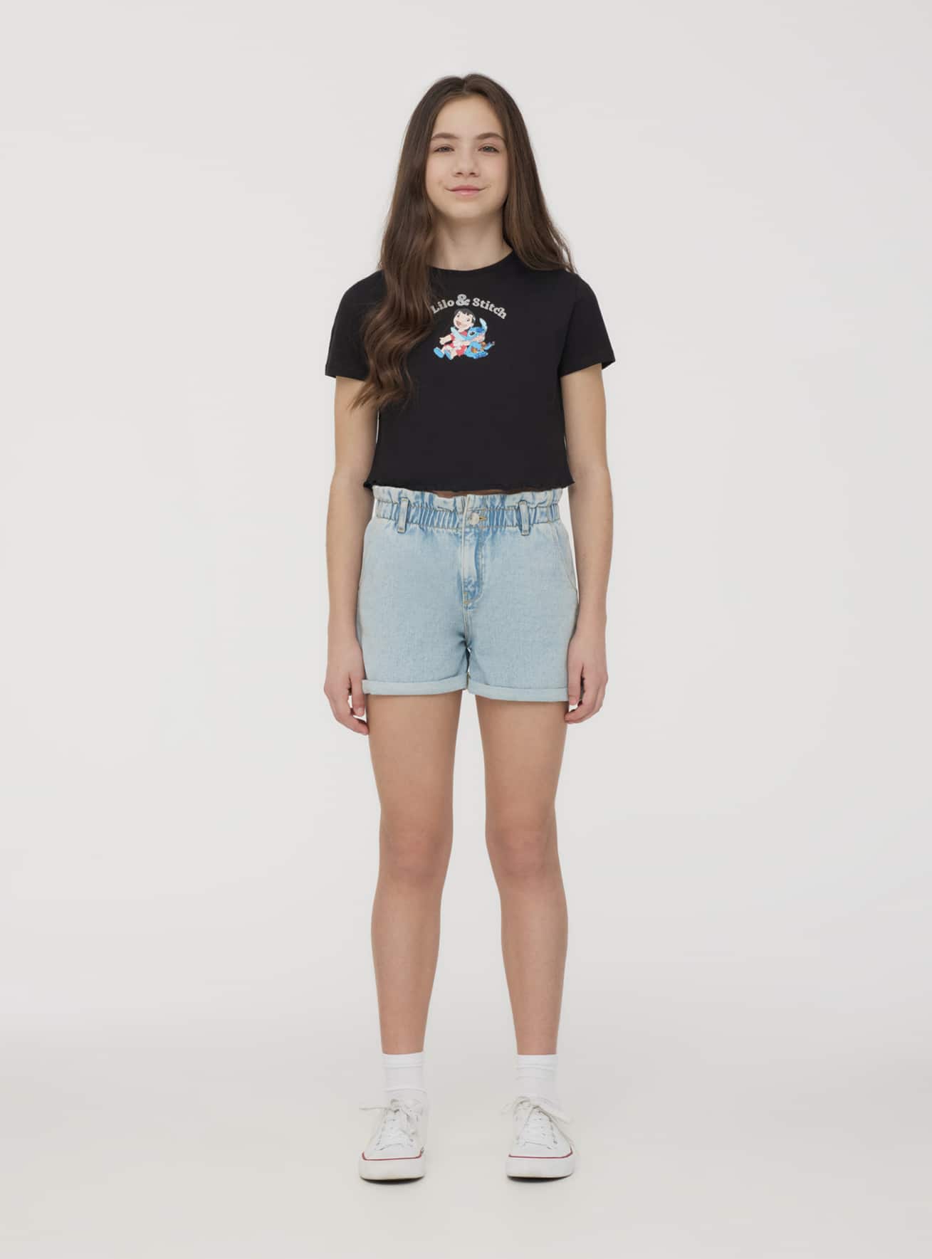 Pantalone Jeans Corto Bambina Kids