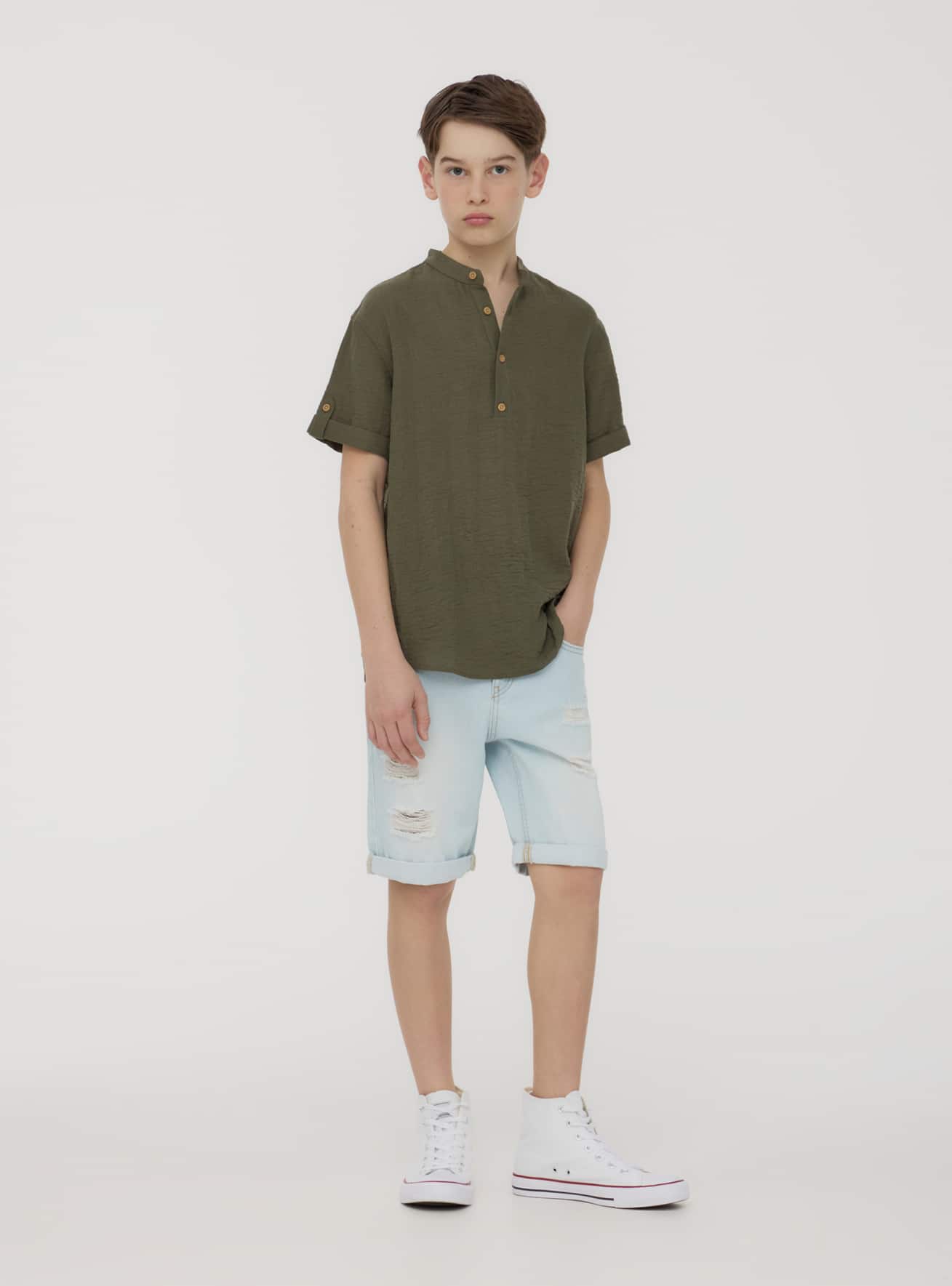 Pantalone Jeans Corto Bambino Kids
