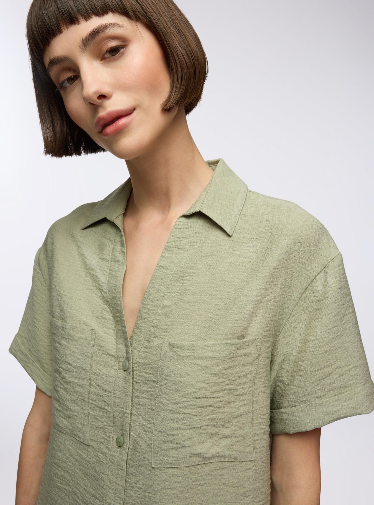 Camicia MC Damen Terranova