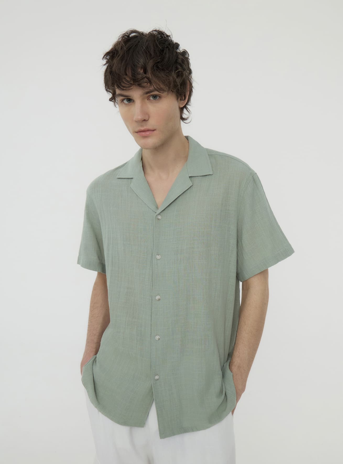 Camicia tinta unita classica