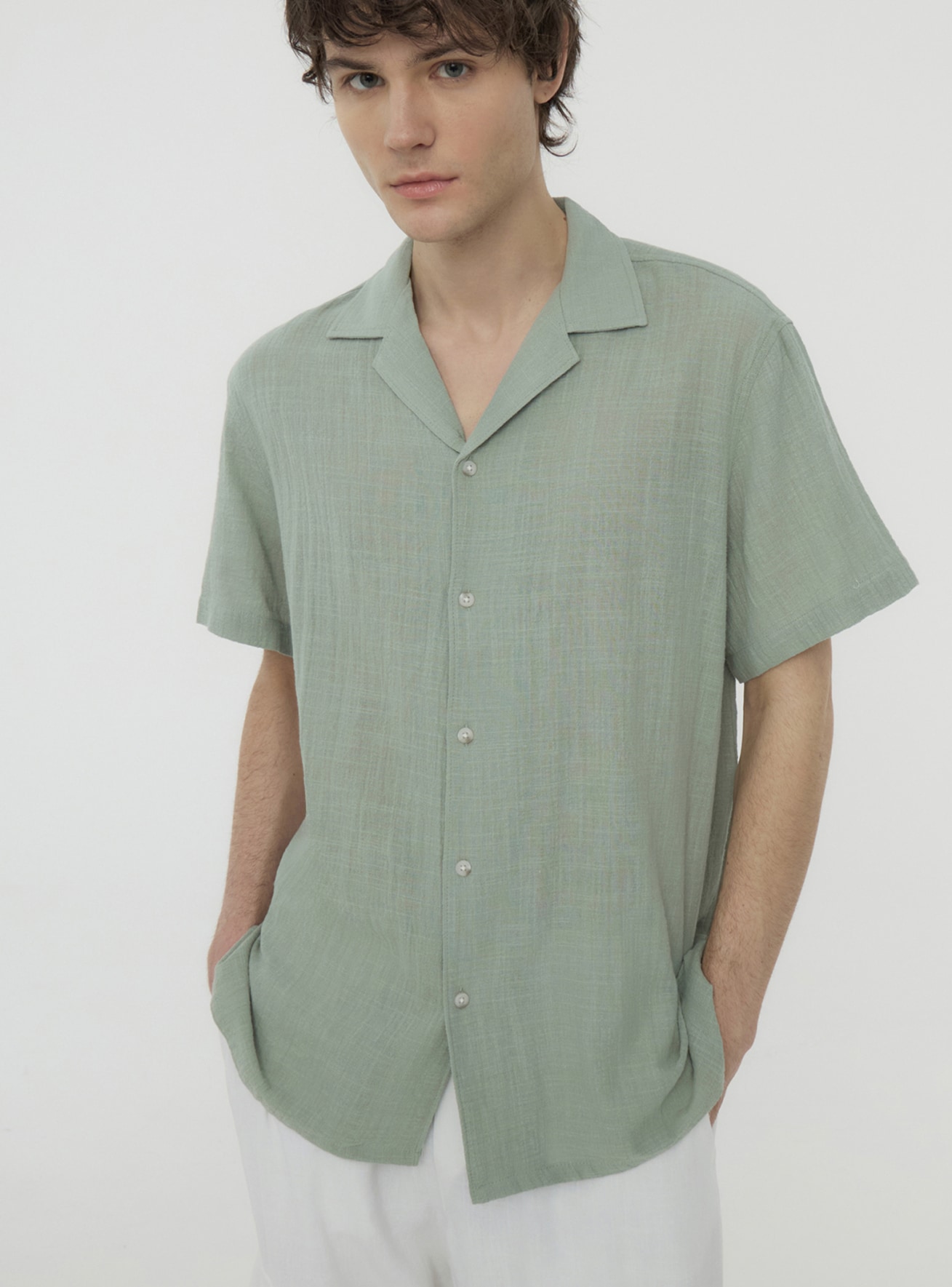 Short-sleeved shirt Man Terranova