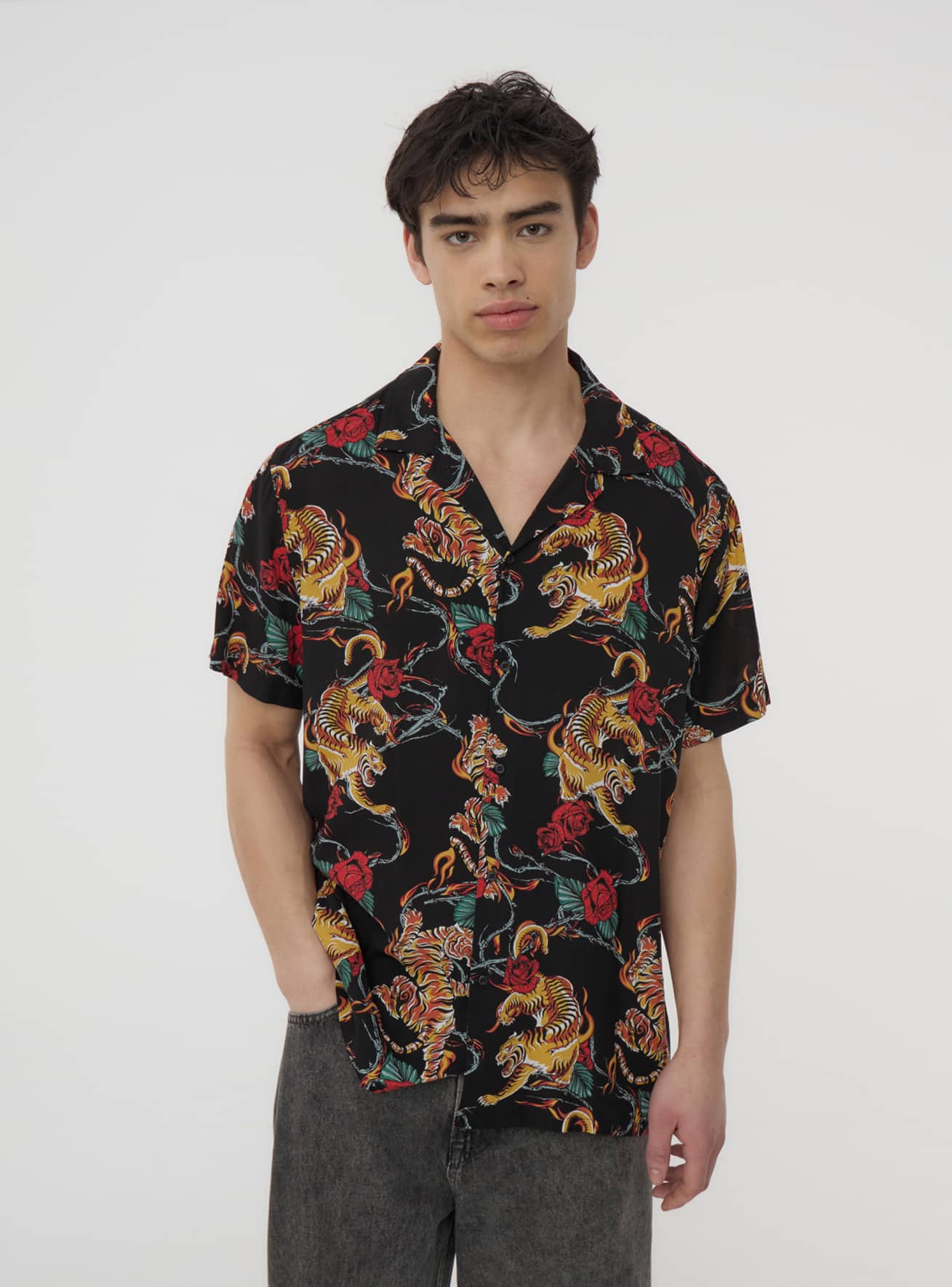 Camicia MC Herren Terranova