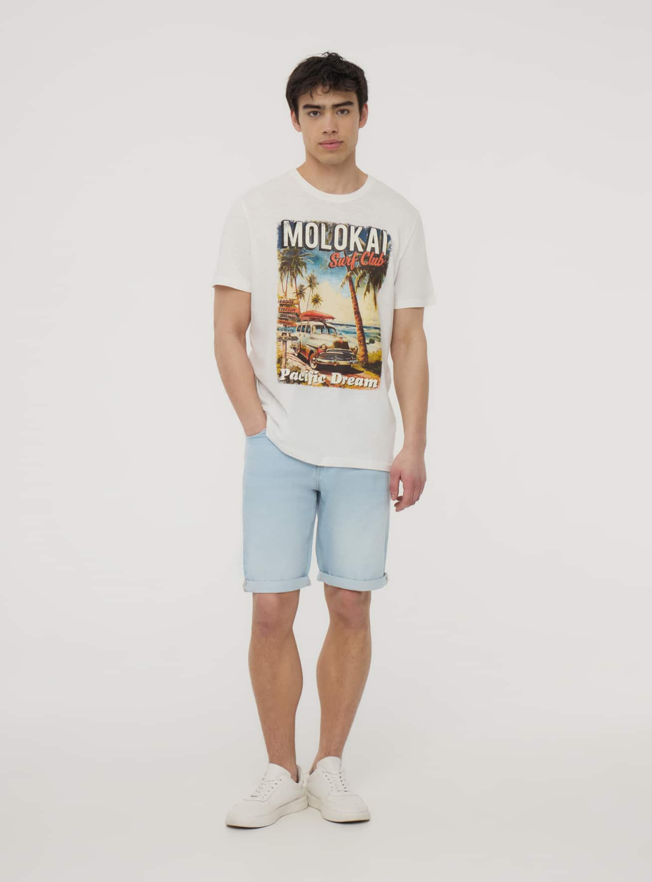 Pantalone Jeans Corto Herren Terranova