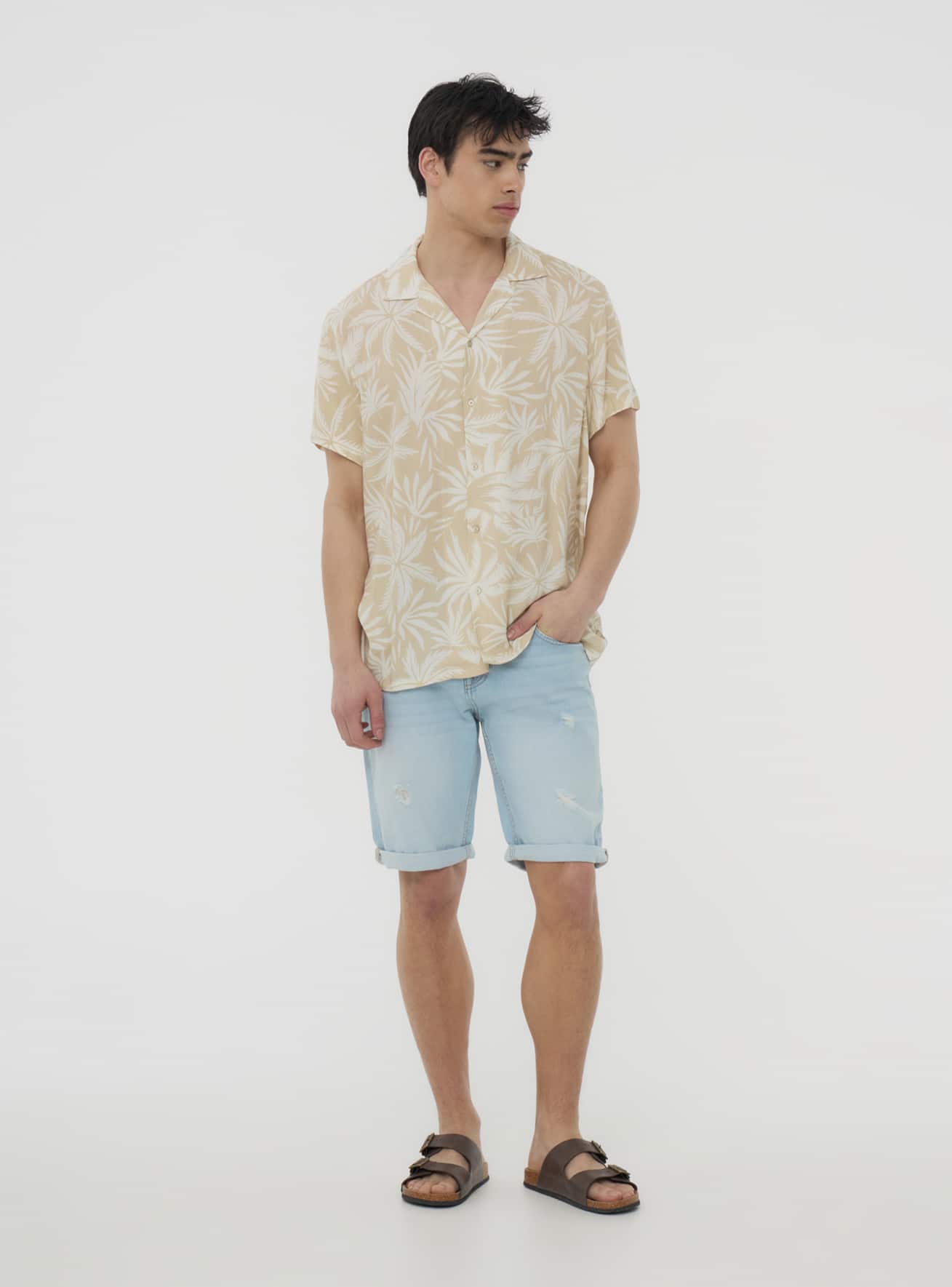 Jeans cortos Hombre Terranova