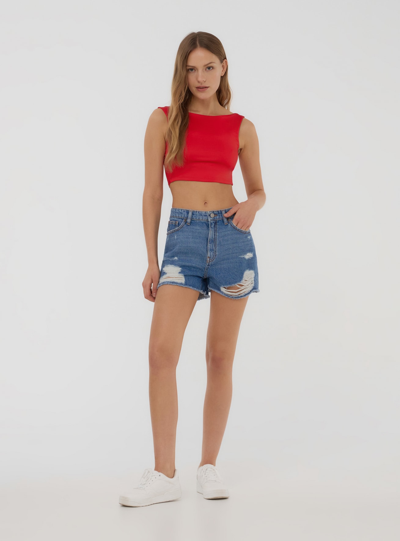 Jeans cortos Mujer Terranova