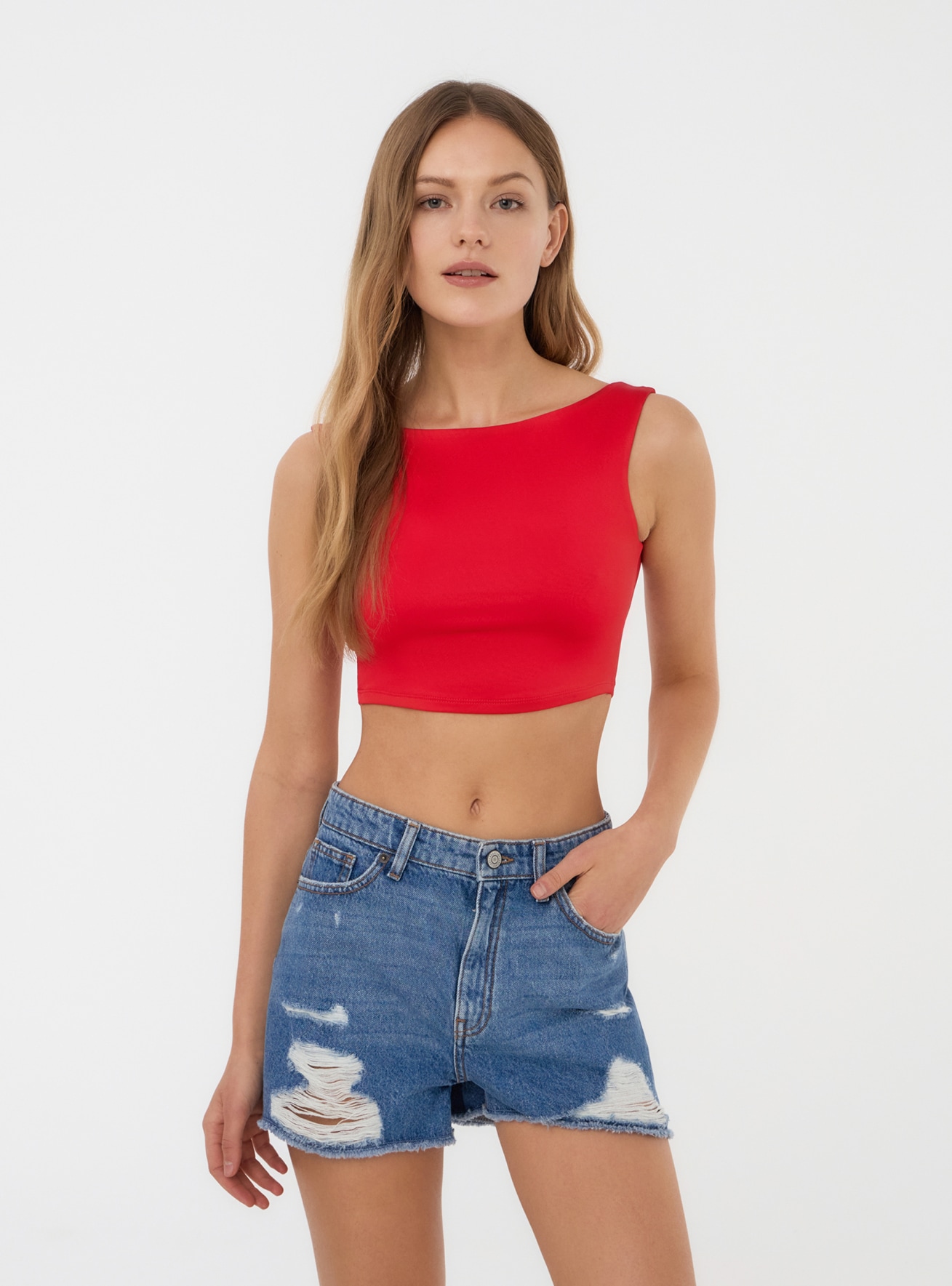 Jeans cortos Mujer Terranova