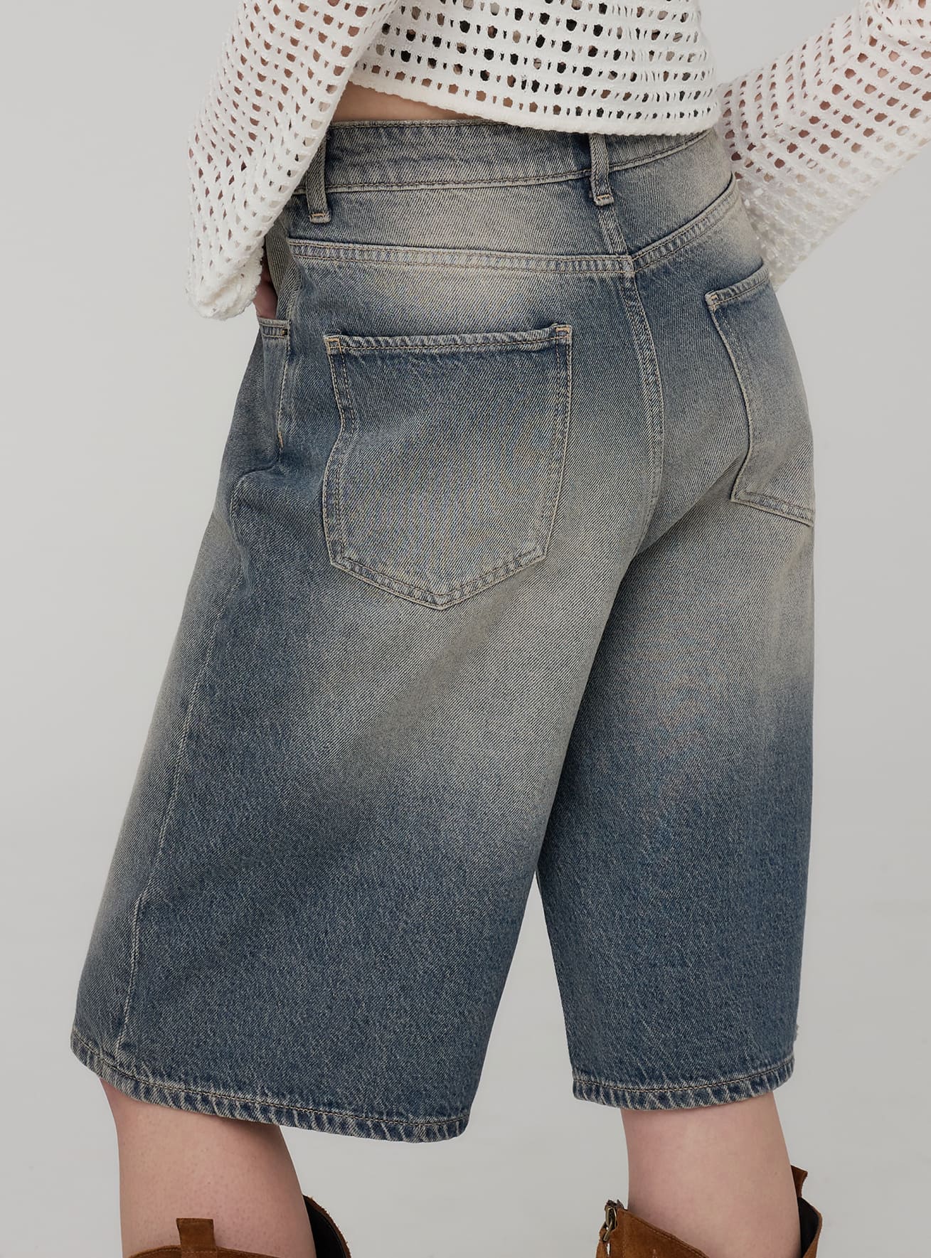 Short en Jeans Femme Terranova
