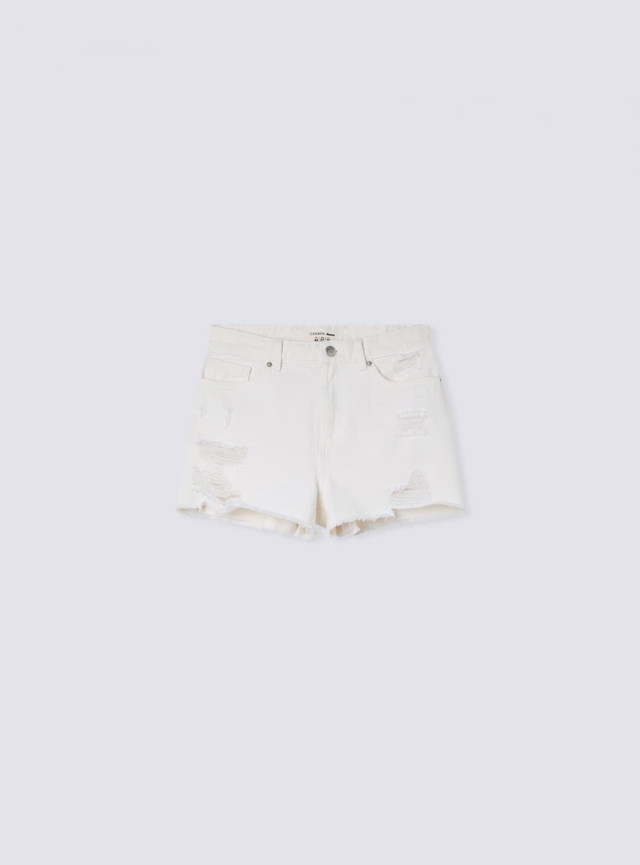 Pantalone Jeans Corto Donna Terranova