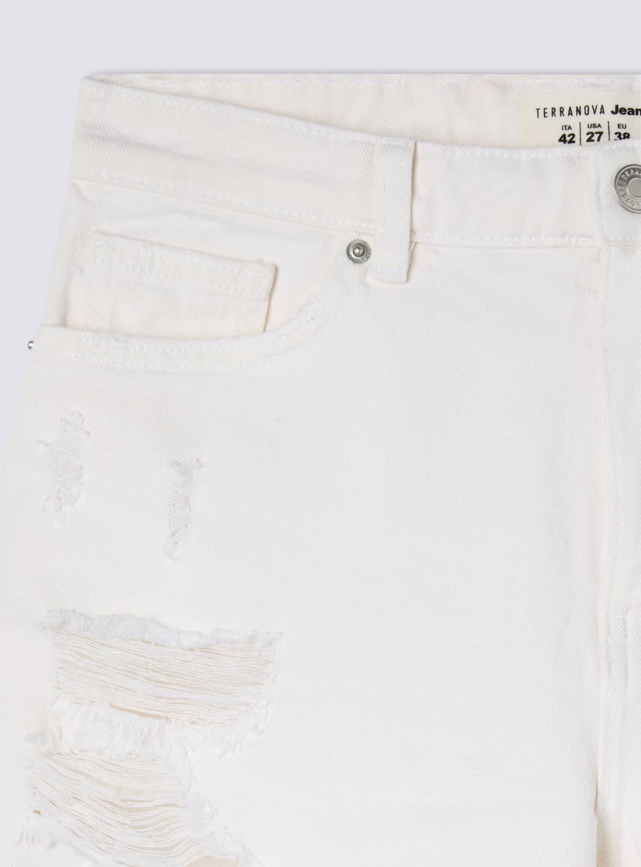 Pantalone Jeans Corto Donna Terranova