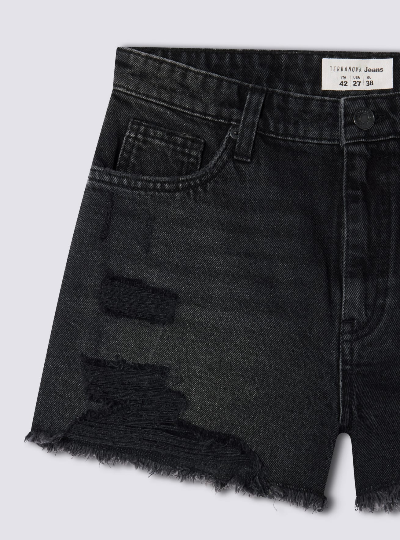 Pantalone Jeans Corto Donna Terranova