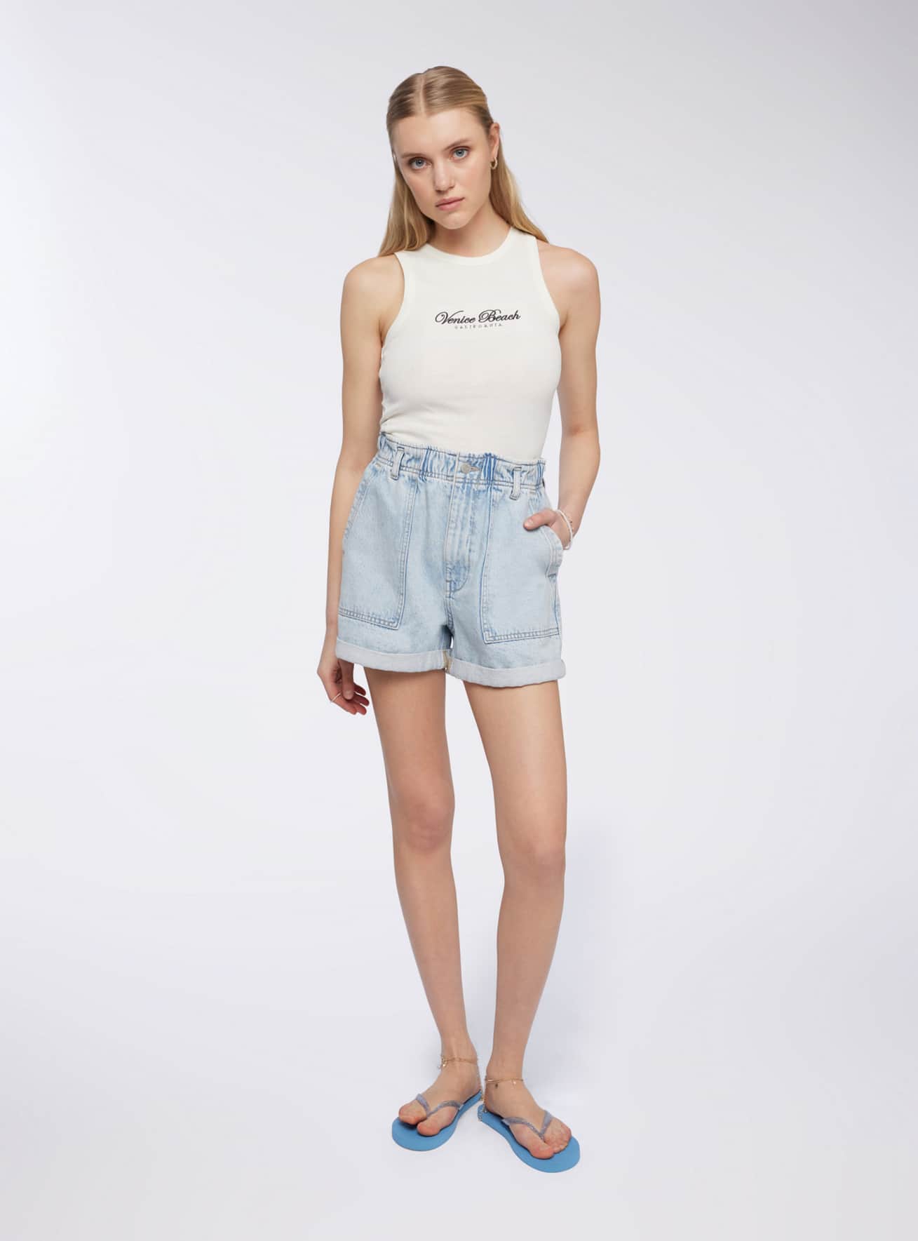 Short en Jeans Femme Terranova