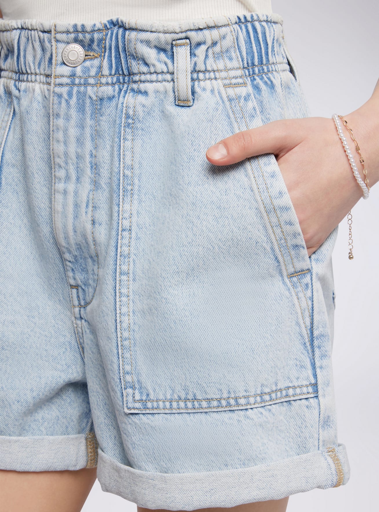 Short en Jeans Femme Terranova