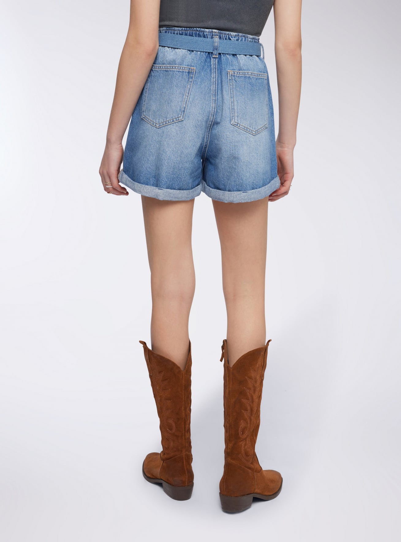 Pantalone Jeans Corto Donna Terranova
