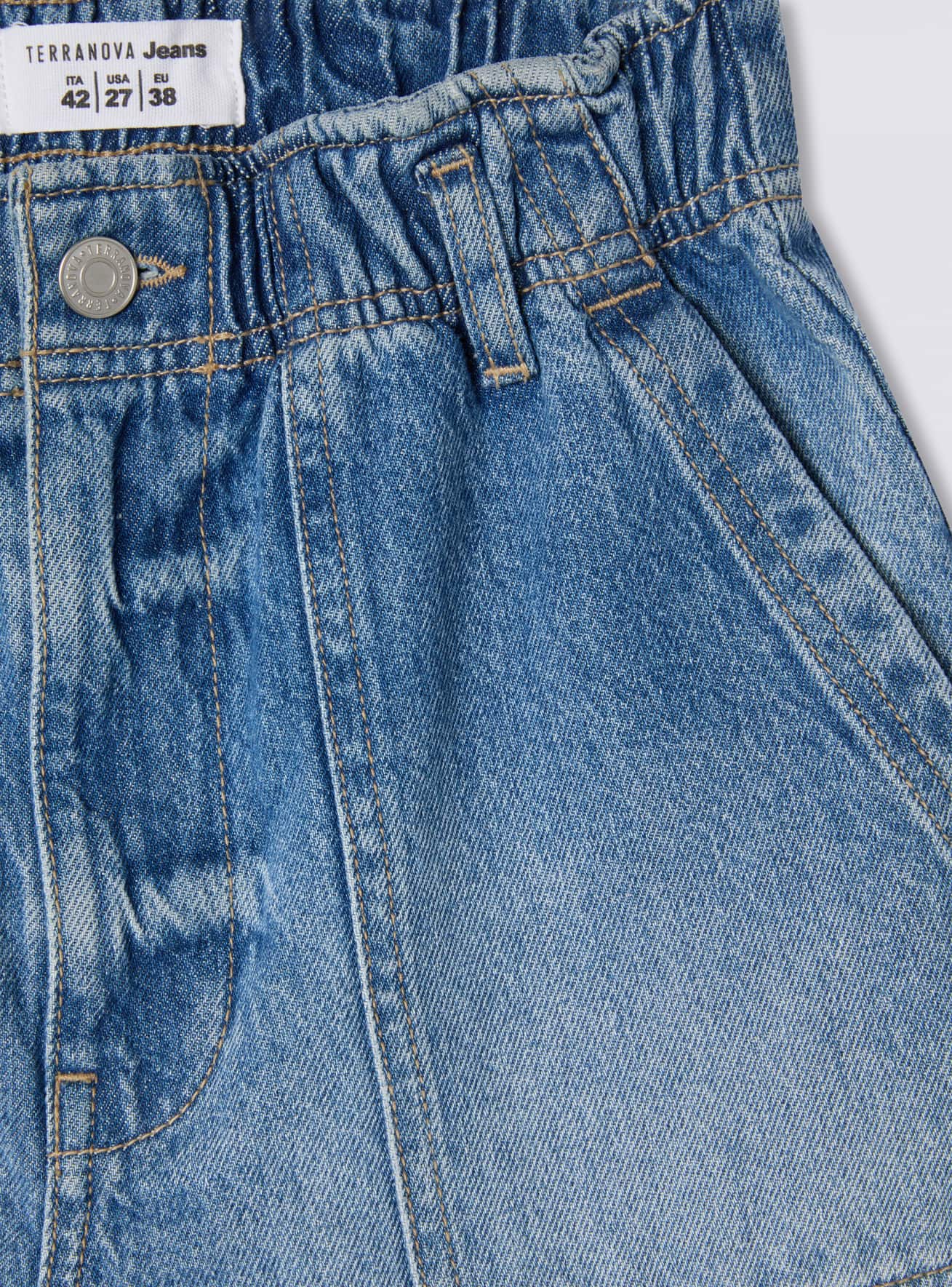 Pantalone Jeans Corto Donna Terranova