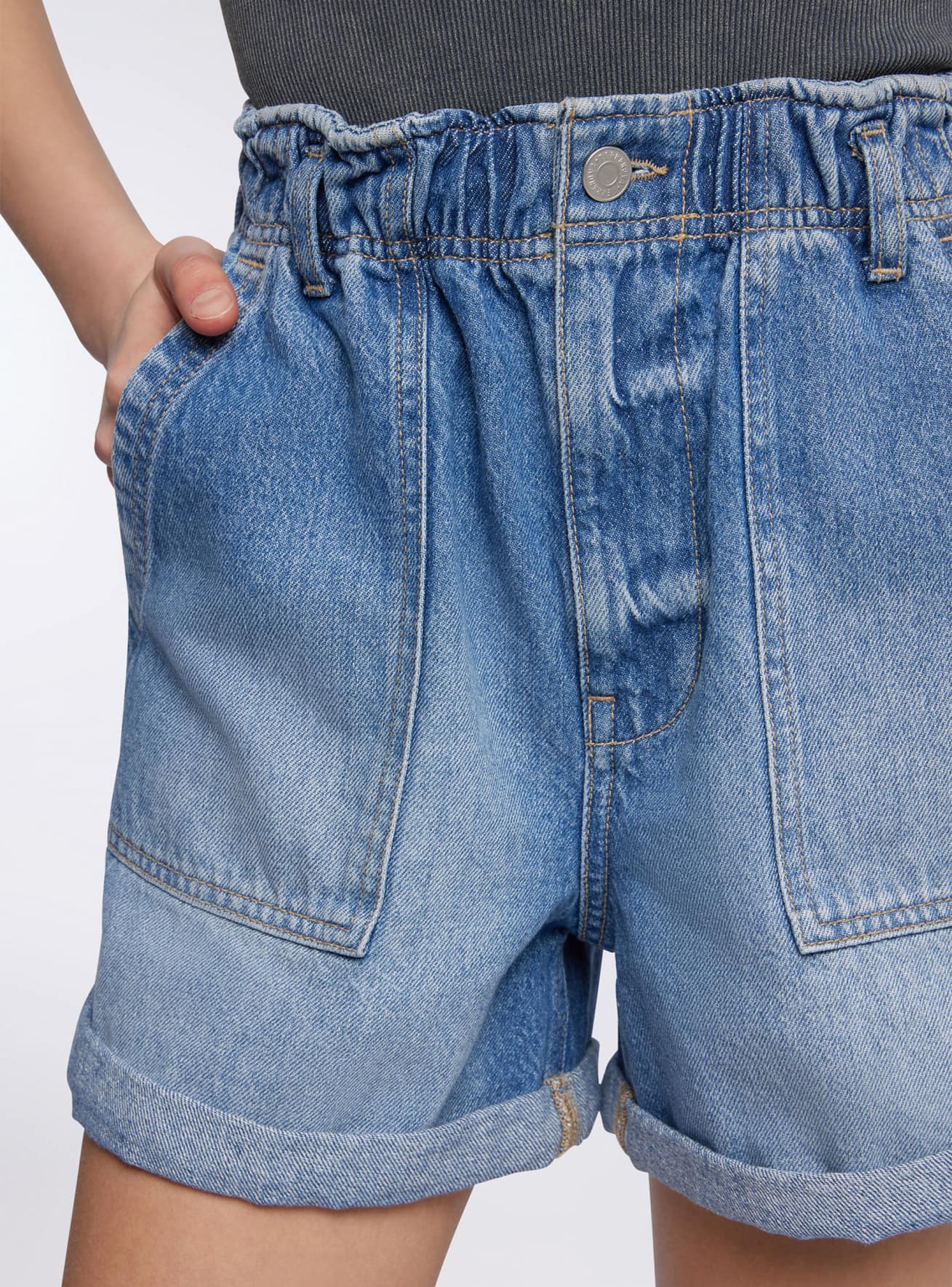 Pantalone Jeans Corto Donna Terranova