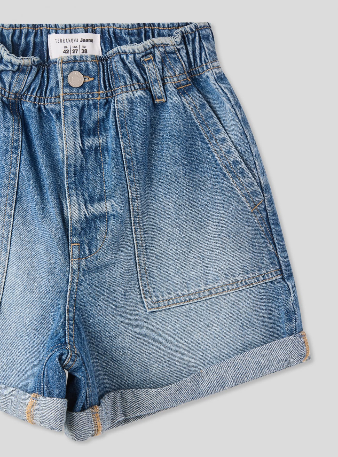 Pantalone Jeans Corto Donna Terranova