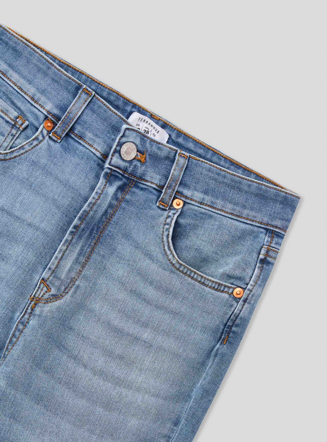 Long pants jeans Woman Terranova