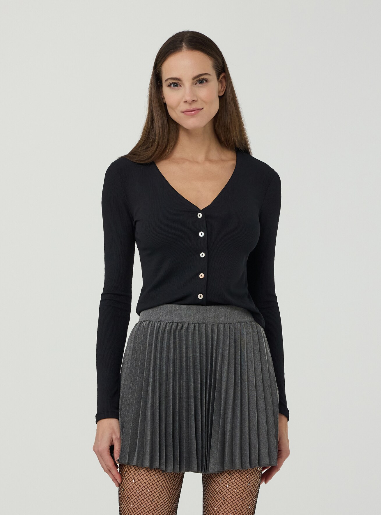 Middle grey melange GOTD02623A MINI PLISSE' S358 - Buy Online | Terranova
