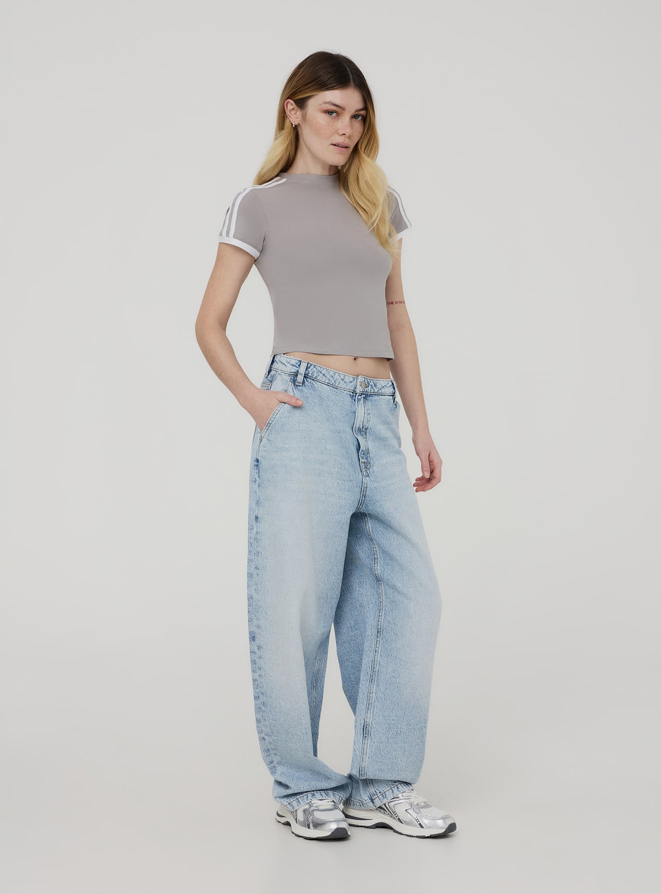Pantalone Jeans Lungo Damen Terranova