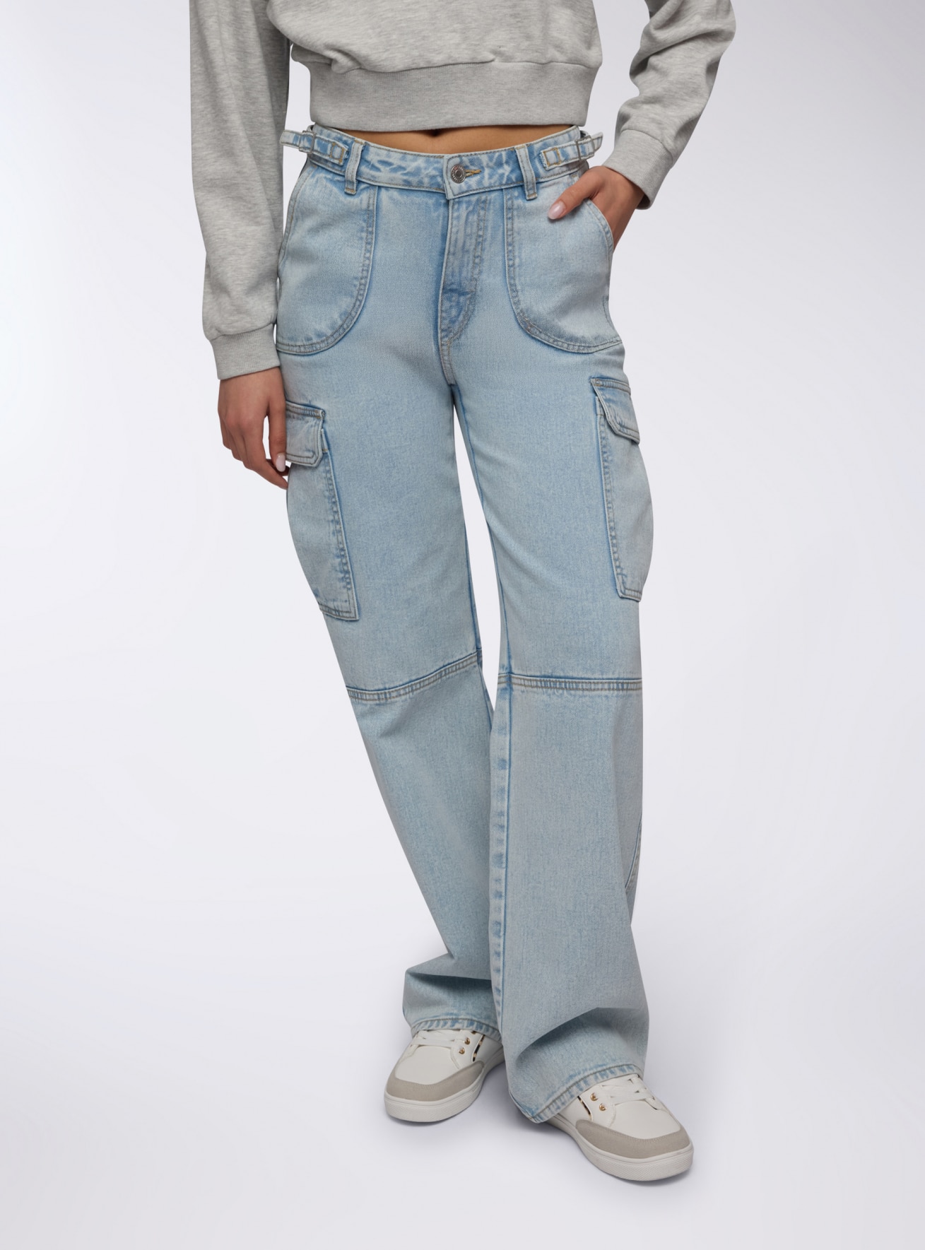 Pantalone Jeans Lungo Damen Terranova