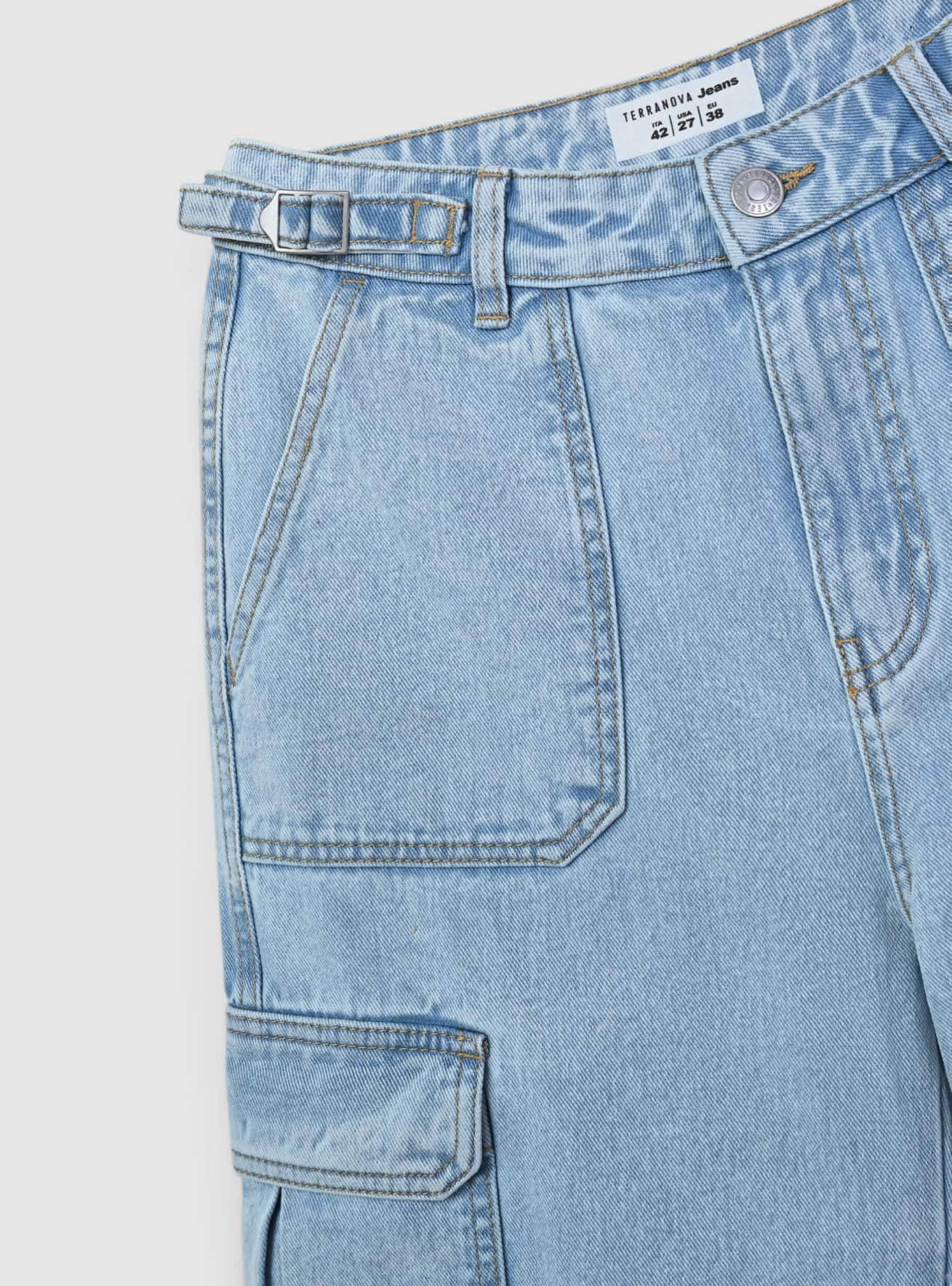 Pantalone Jeans Lungo Damen Terranova