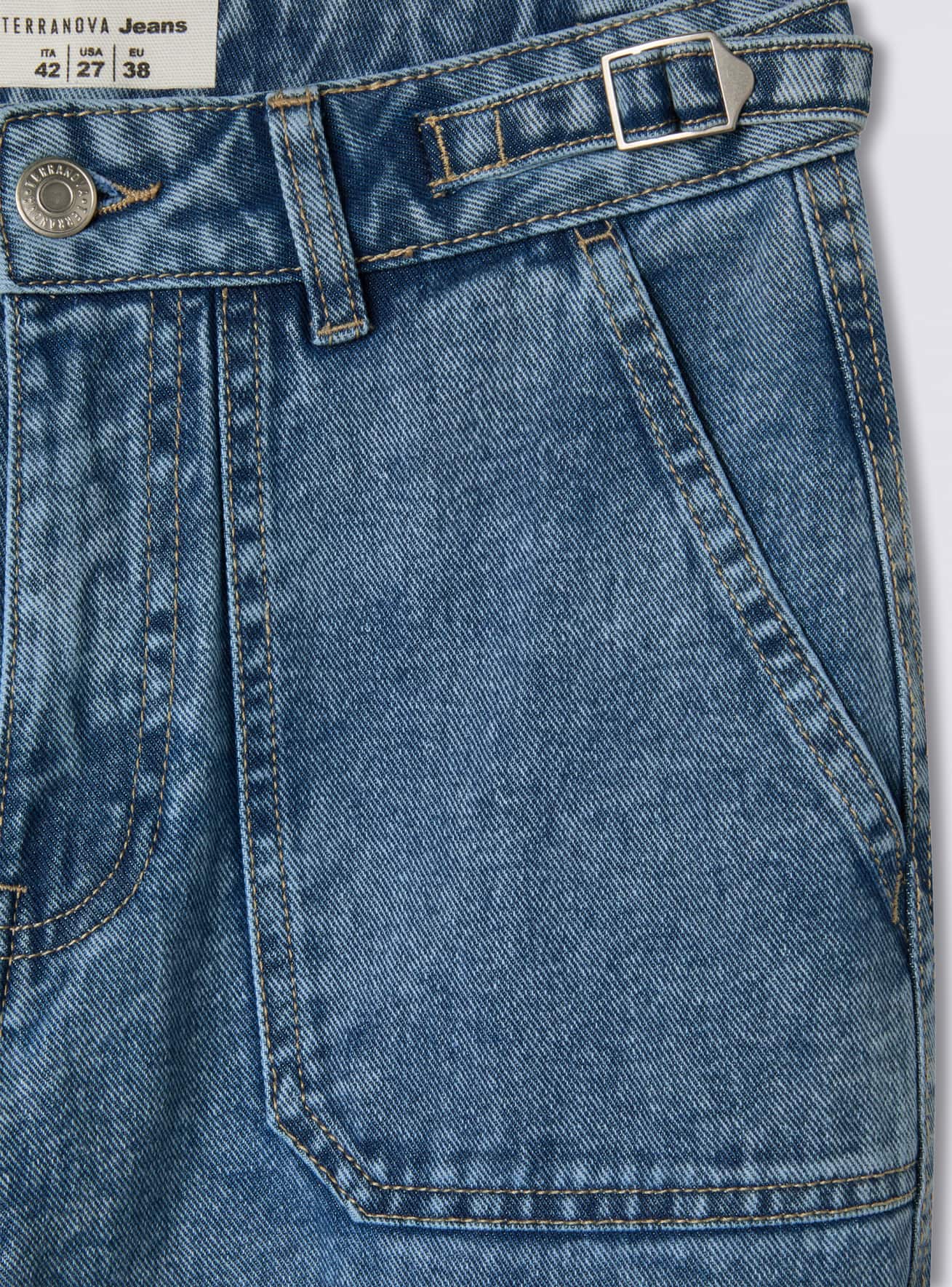 Pantalone Jeans Lungo Donna Terranova