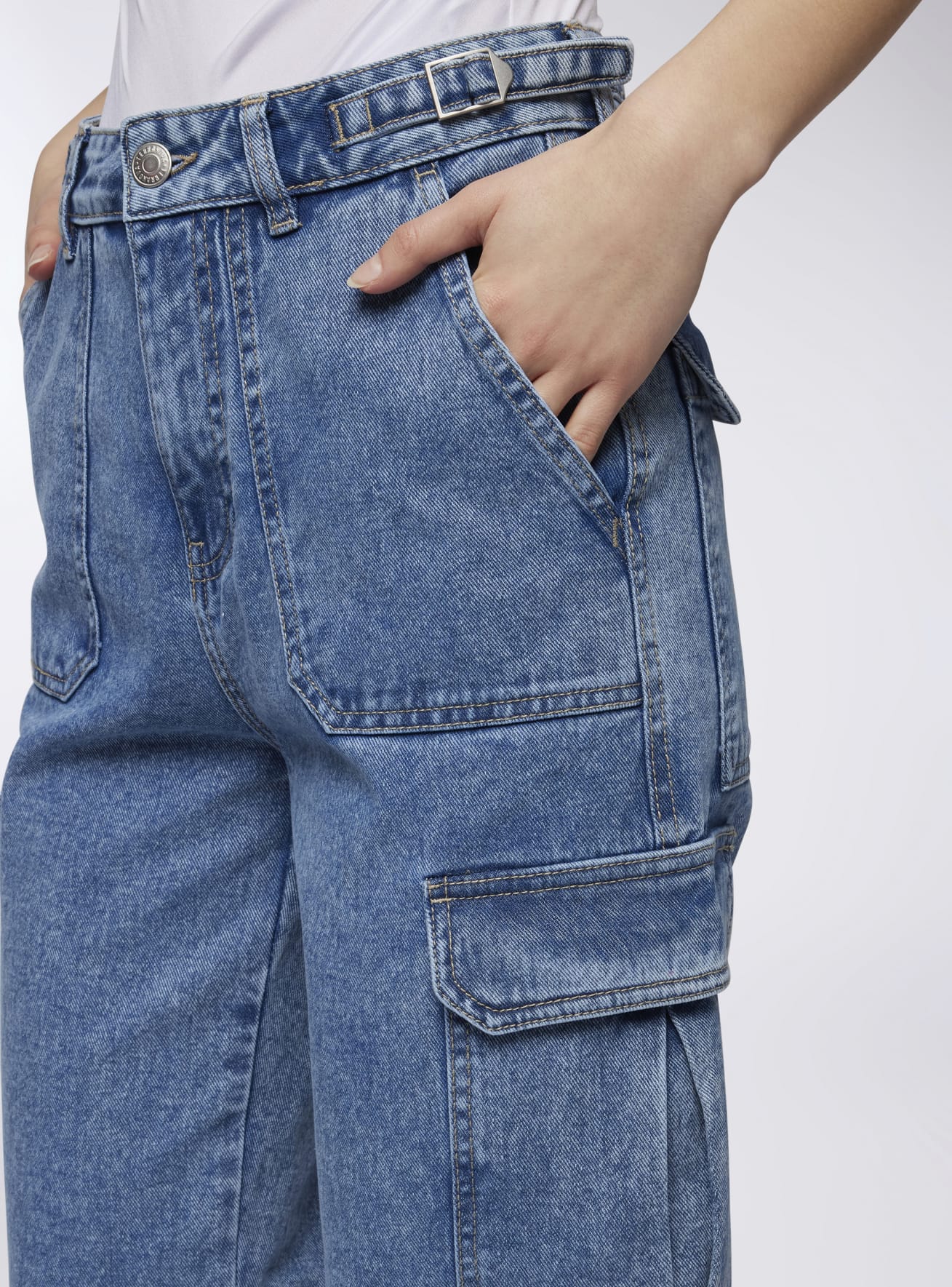 Pantalone Jeans Lungo Donna Terranova