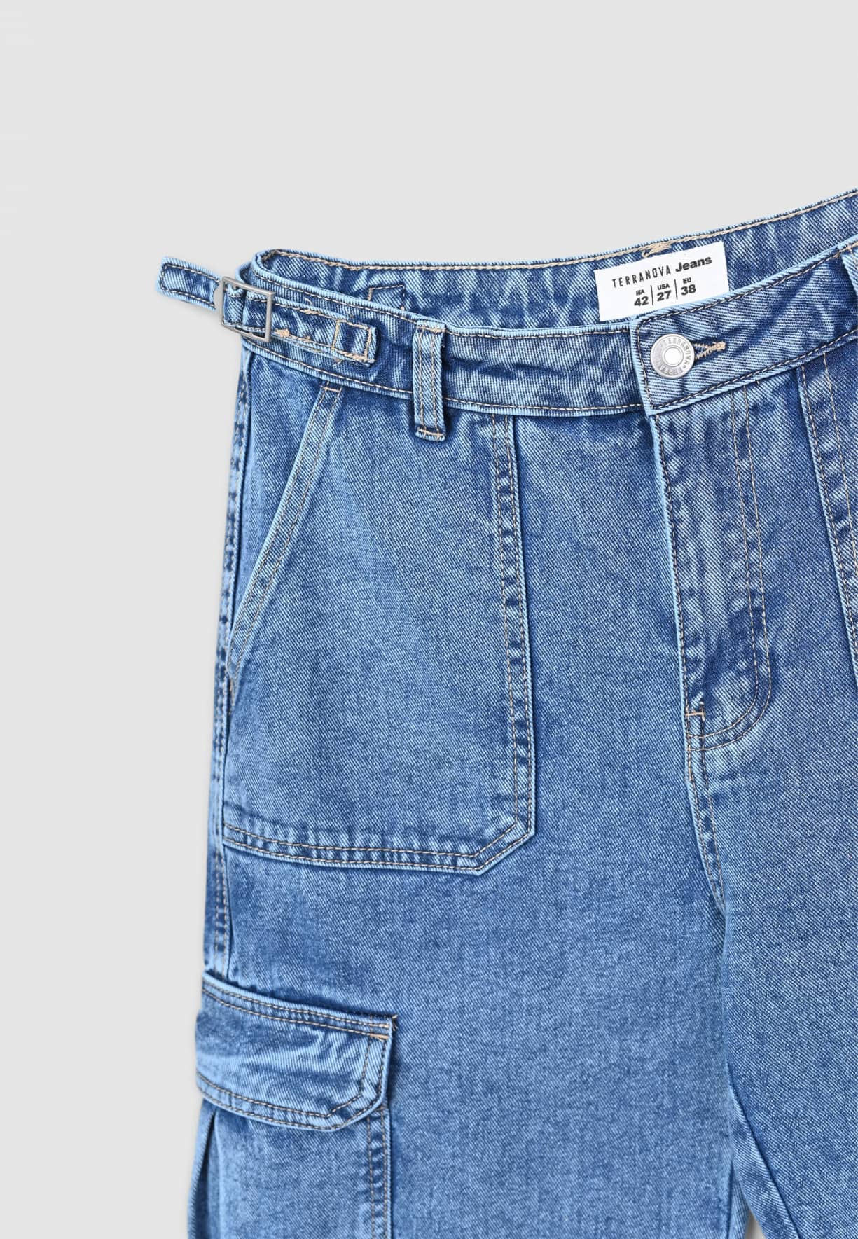 Pantalone Jeans Lungo Donna Terranova