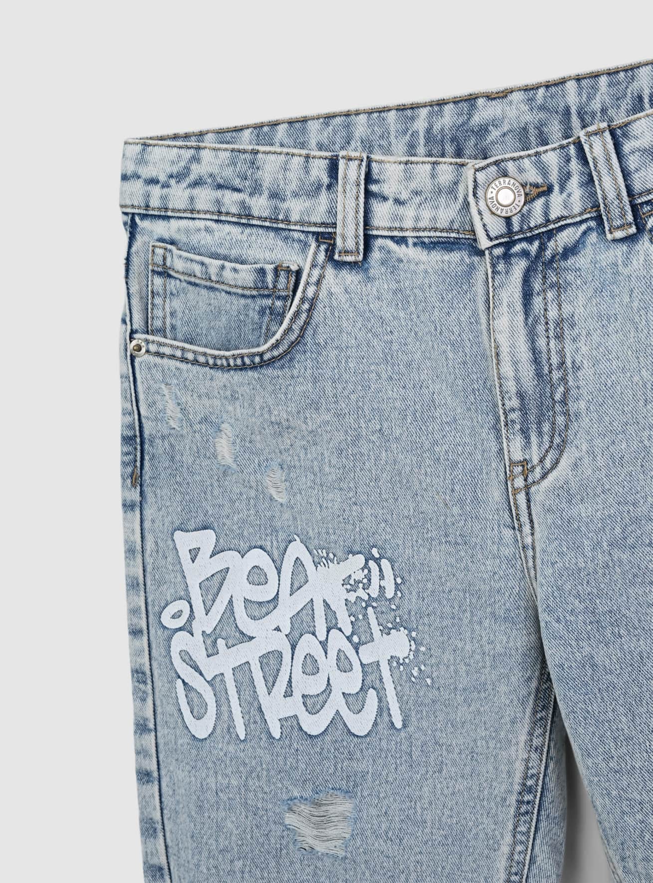 Pantalone Jeans Corto Bambino Kids