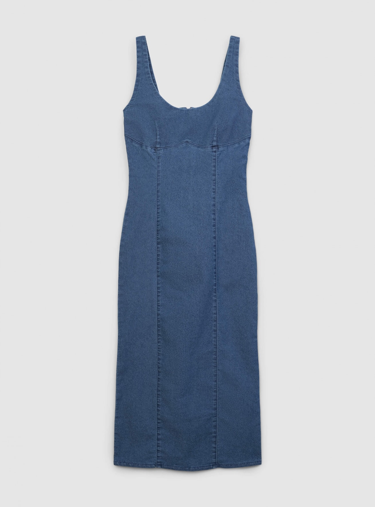 Vestito lungo in denim