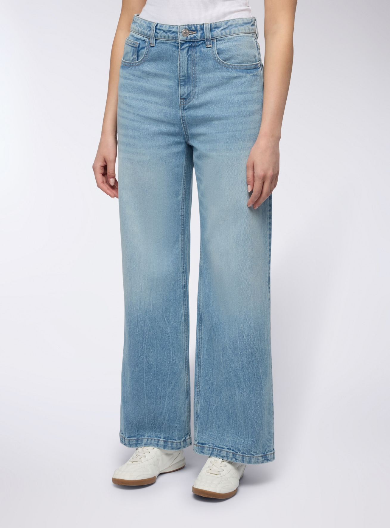 Pantalone Jeans Lungo Donna Terranova