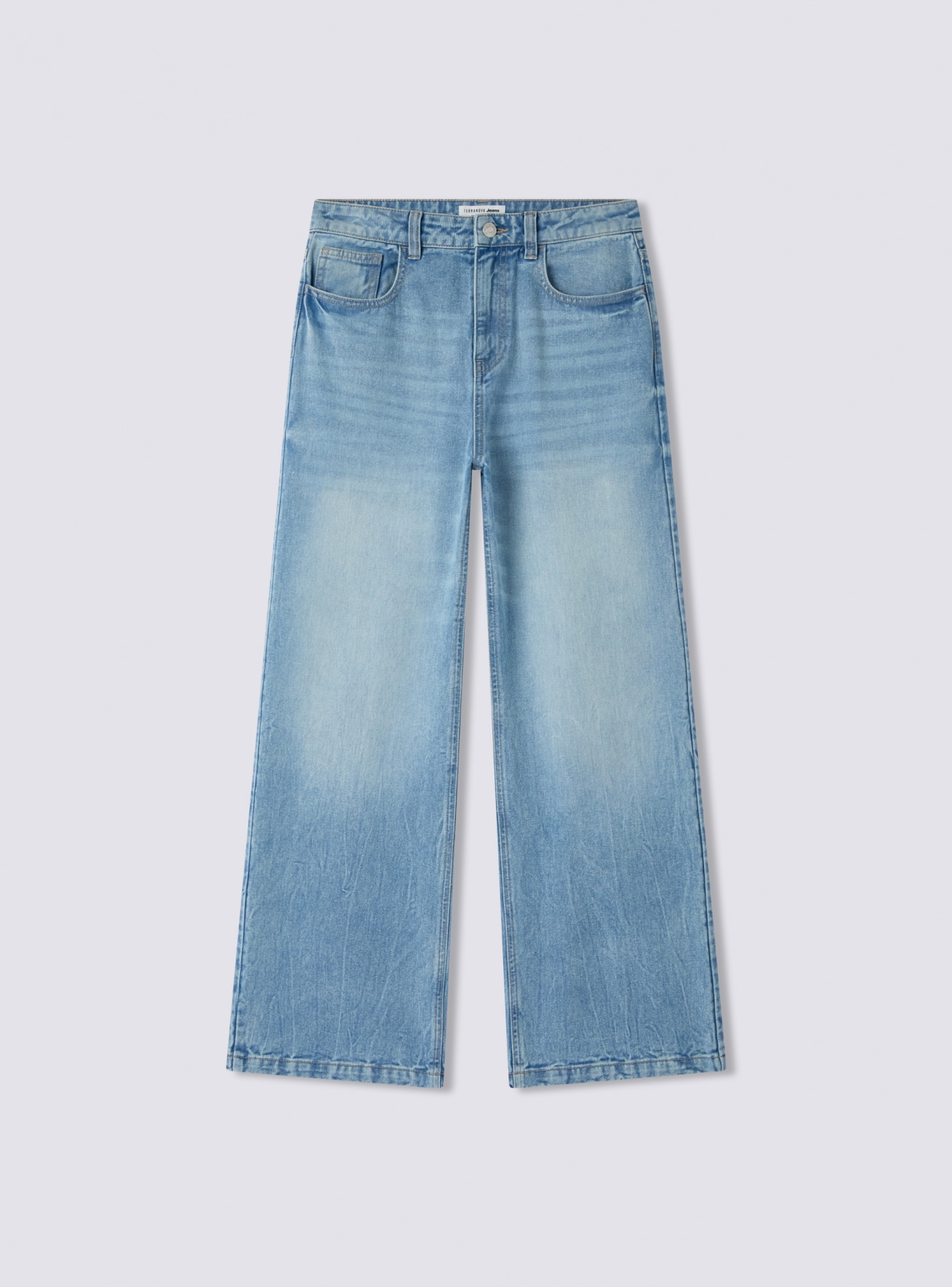 Pantalone Jeans Lungo Donna Terranova