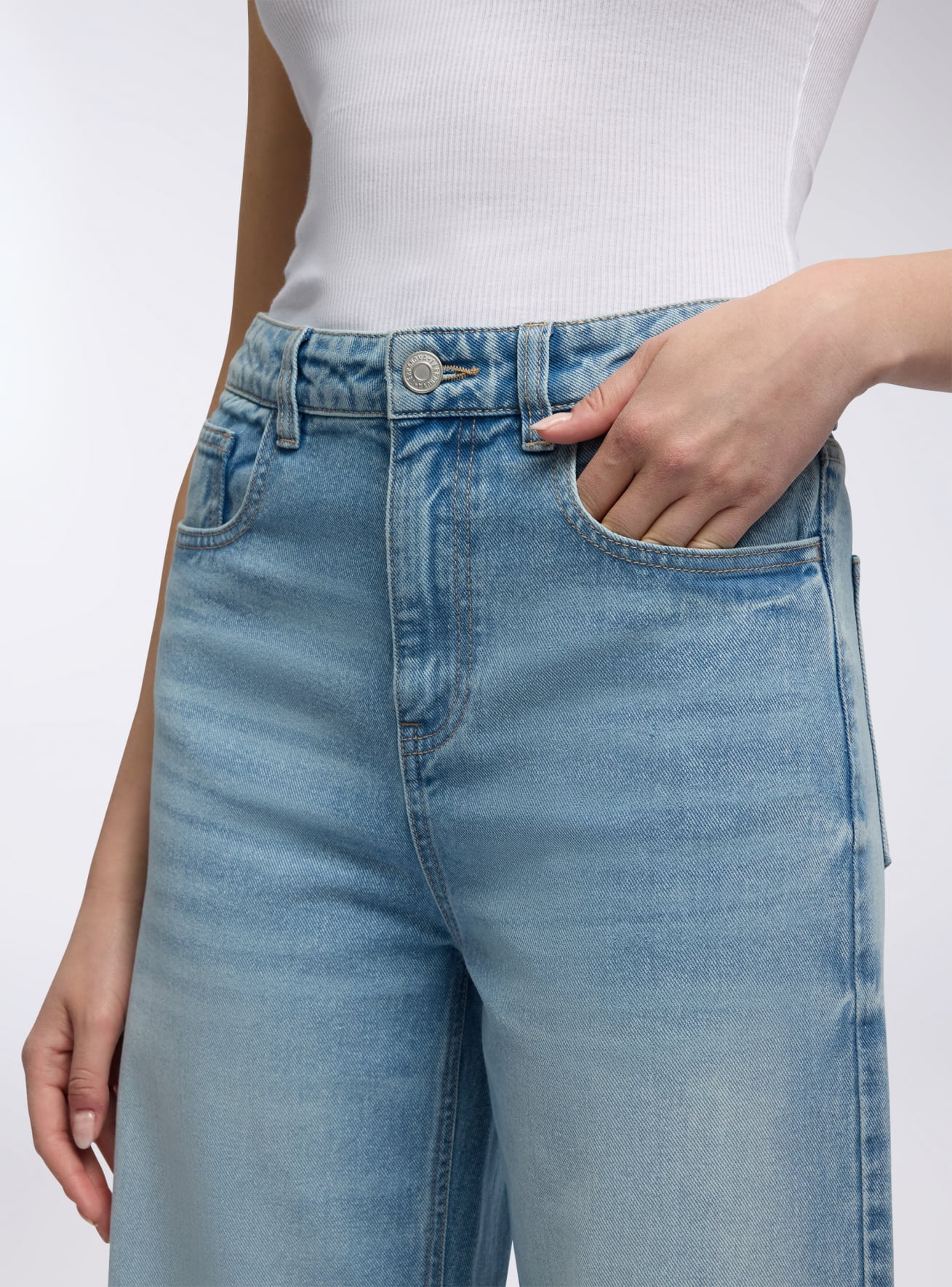 Pantalone Jeans Lungo Donna Terranova