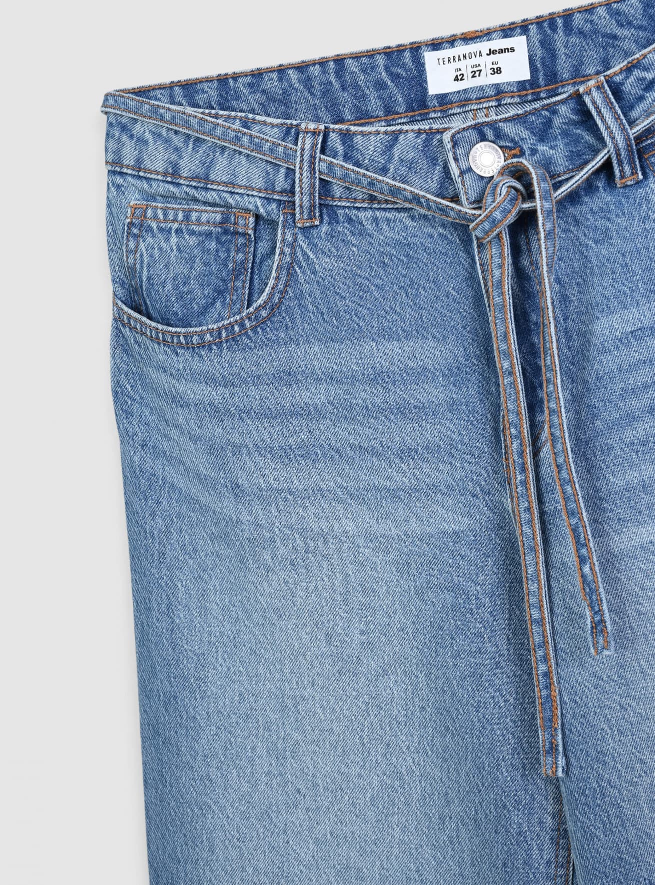 Pantalone Jeans Lungo Donna Terranova