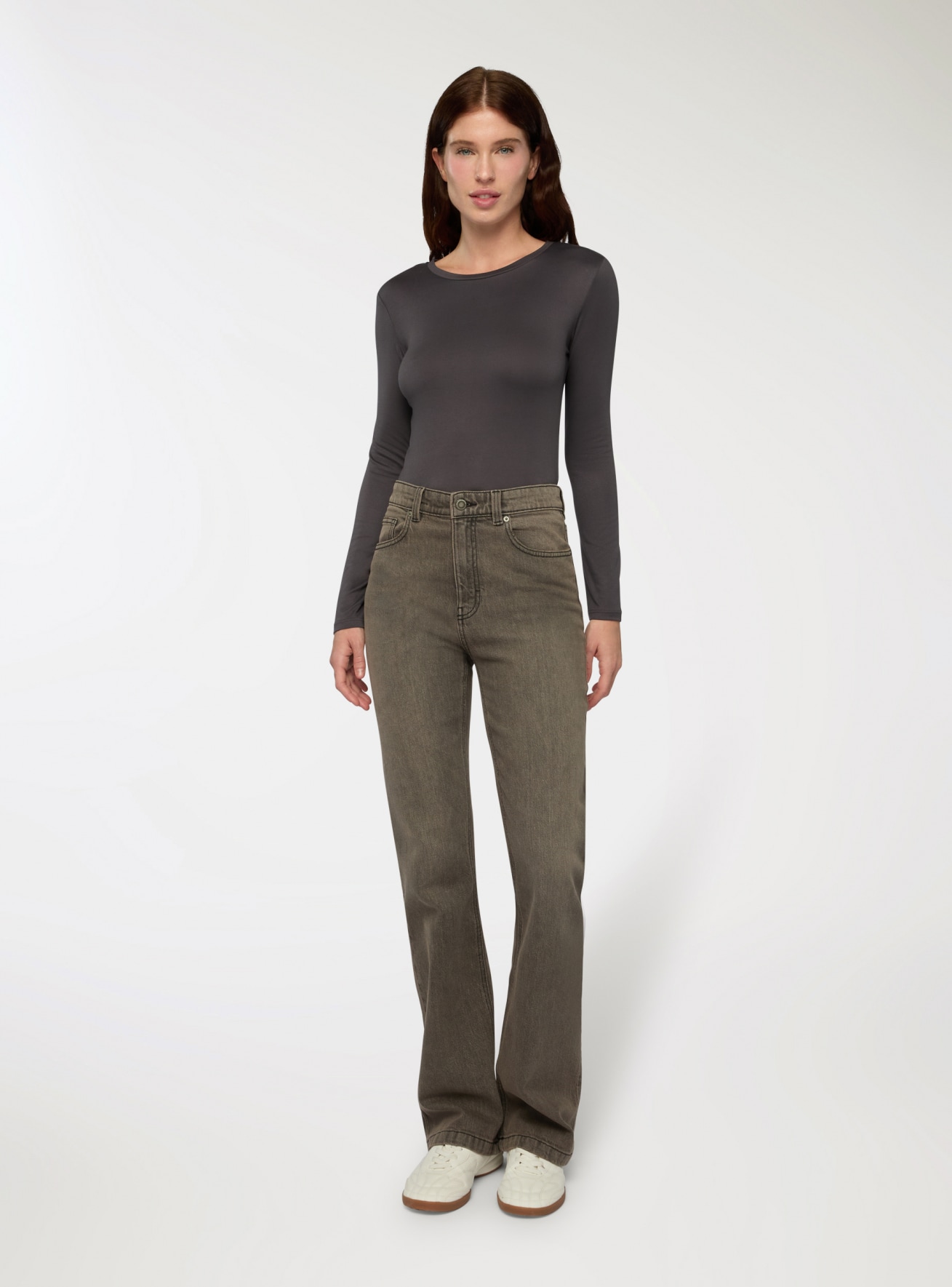 T-shirt basic tessuto caldo