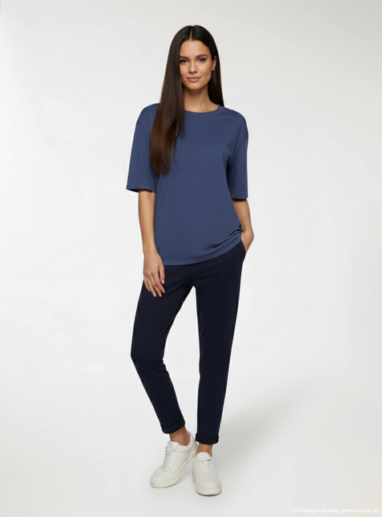 Pantaloni tuta skinny con coulisse